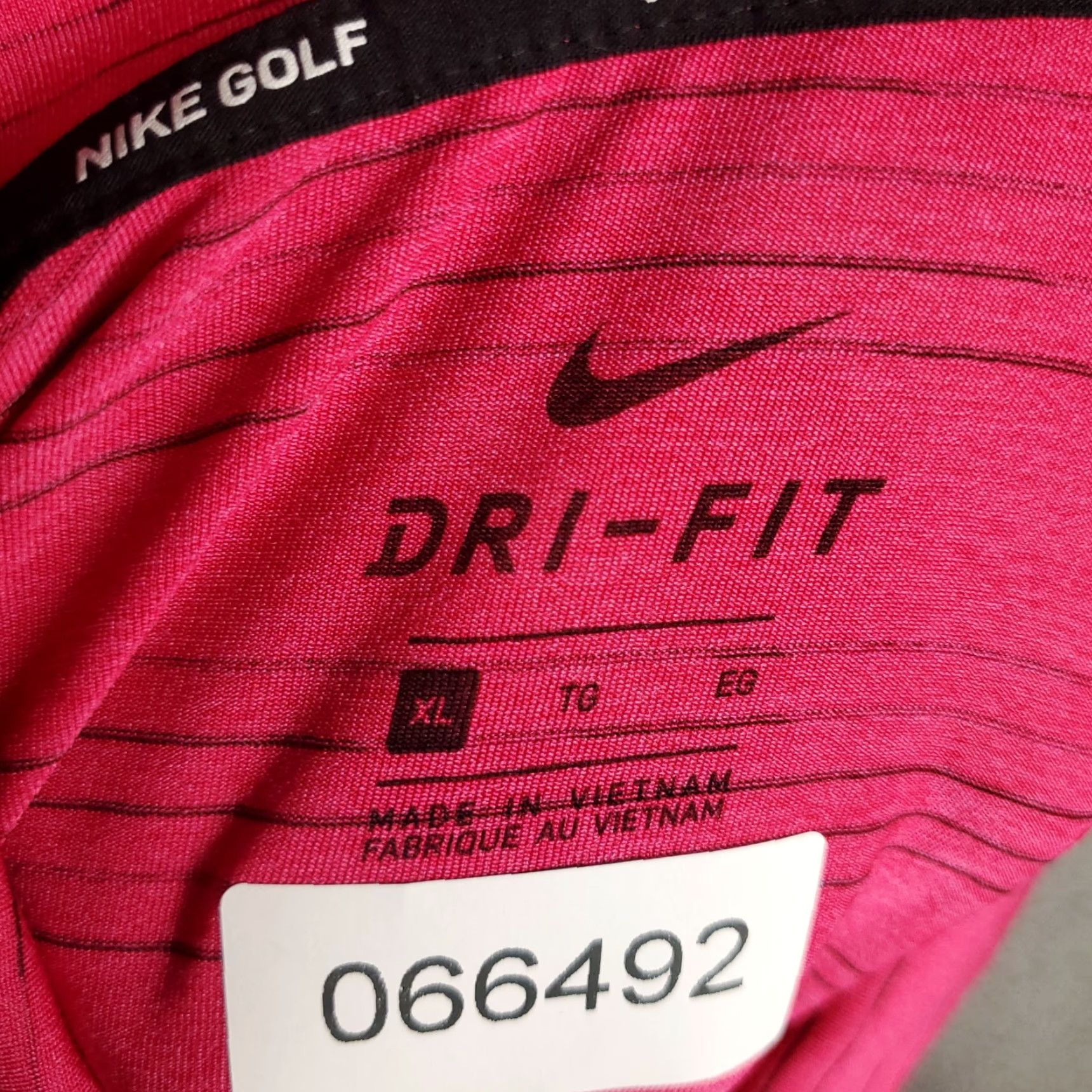 Nike Nike Polo Shirt Mens Size XL Pink Striped Swoosh Golf Casual Short Sleeve Size US XL / EU 56 / 4 - 6 Thumbnail
