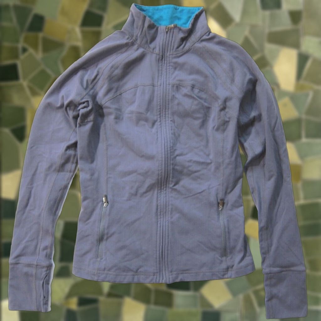 Gap Gap Body Fit Purple Blue Stretch Zip Workout Jacket Women XS Size XS / US 0-2 / IT 36-38 - 1 Thumbnail