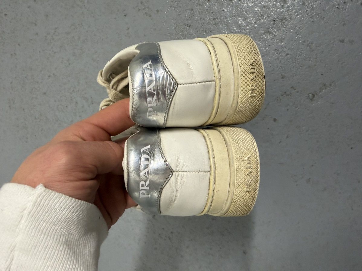 Prada Prada Logo Double Wheel Sneakers Size US 8 / EU 41 - 7 Thumbnail