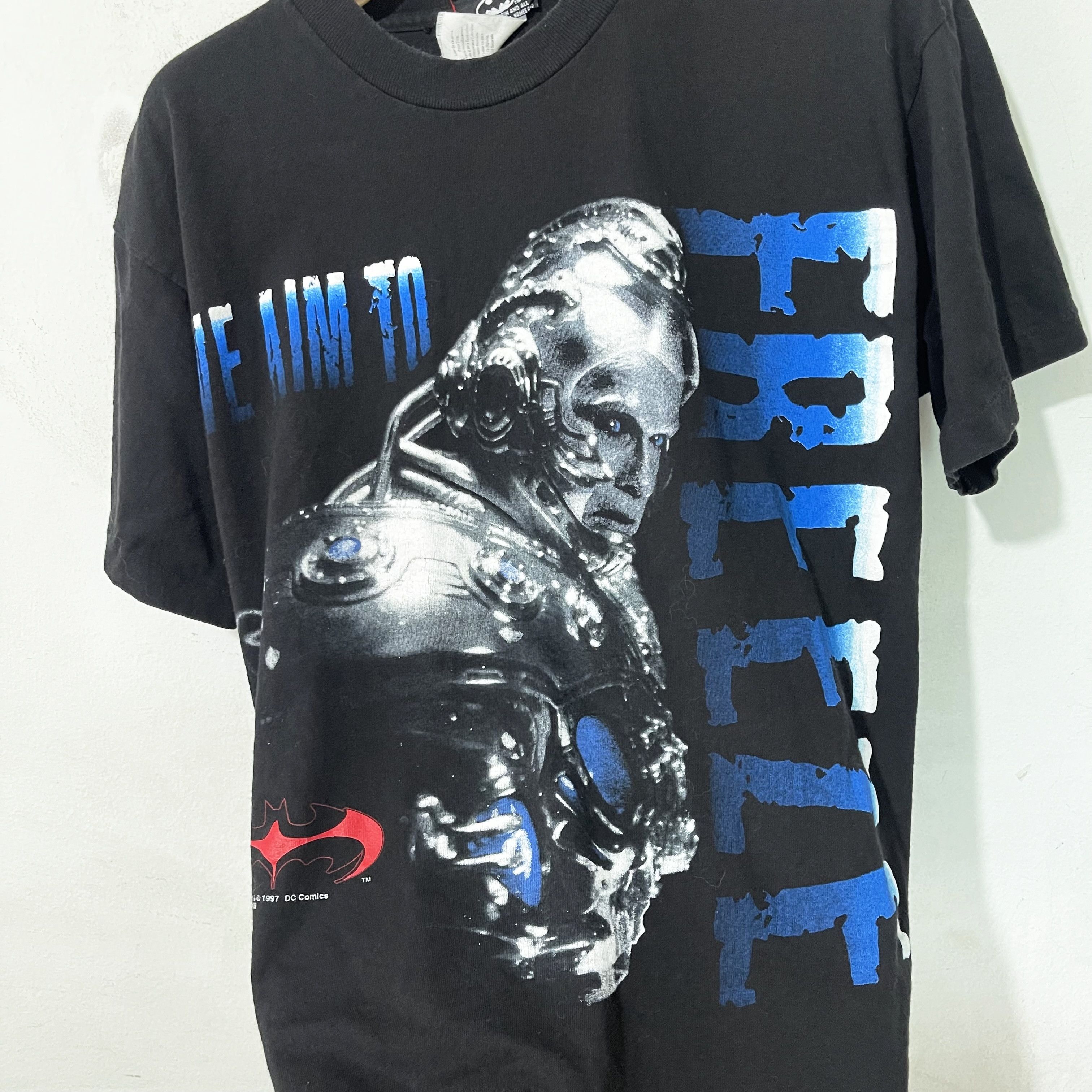Vintage Vintage 1997 Batman and Robin Mr Freeze T-Shirt Size US XS / EU 42 / 0 - 2 Thumbnail