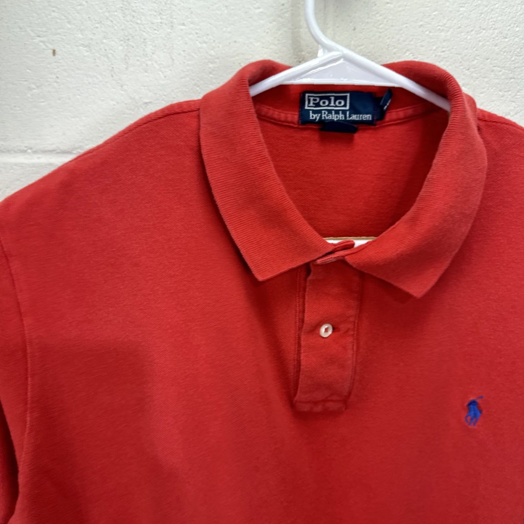 Polo Ralph Lauren Vintage Polo Ralph Lauren Men’s 2XL Polo Shirt Short Sleeve Red Embroidered Logo Classic Preppy All Seasons Size US XXL / EU 58 / 5 - 3 Thumbnail