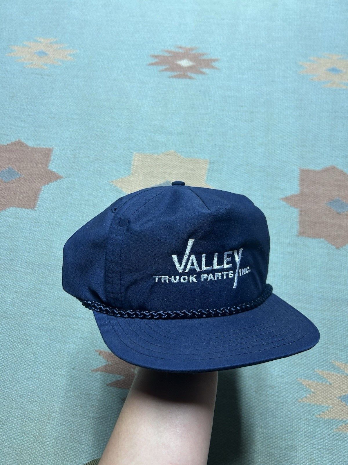Vintage Vtg SnapBack hat Valley truck parts inc Michigan embroidered Size ONE SIZE - 1 Thumbnail