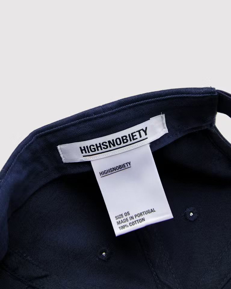 Highsnobiety HS Staples Cap Navy Size ONE SIZE - 4 Thumbnail