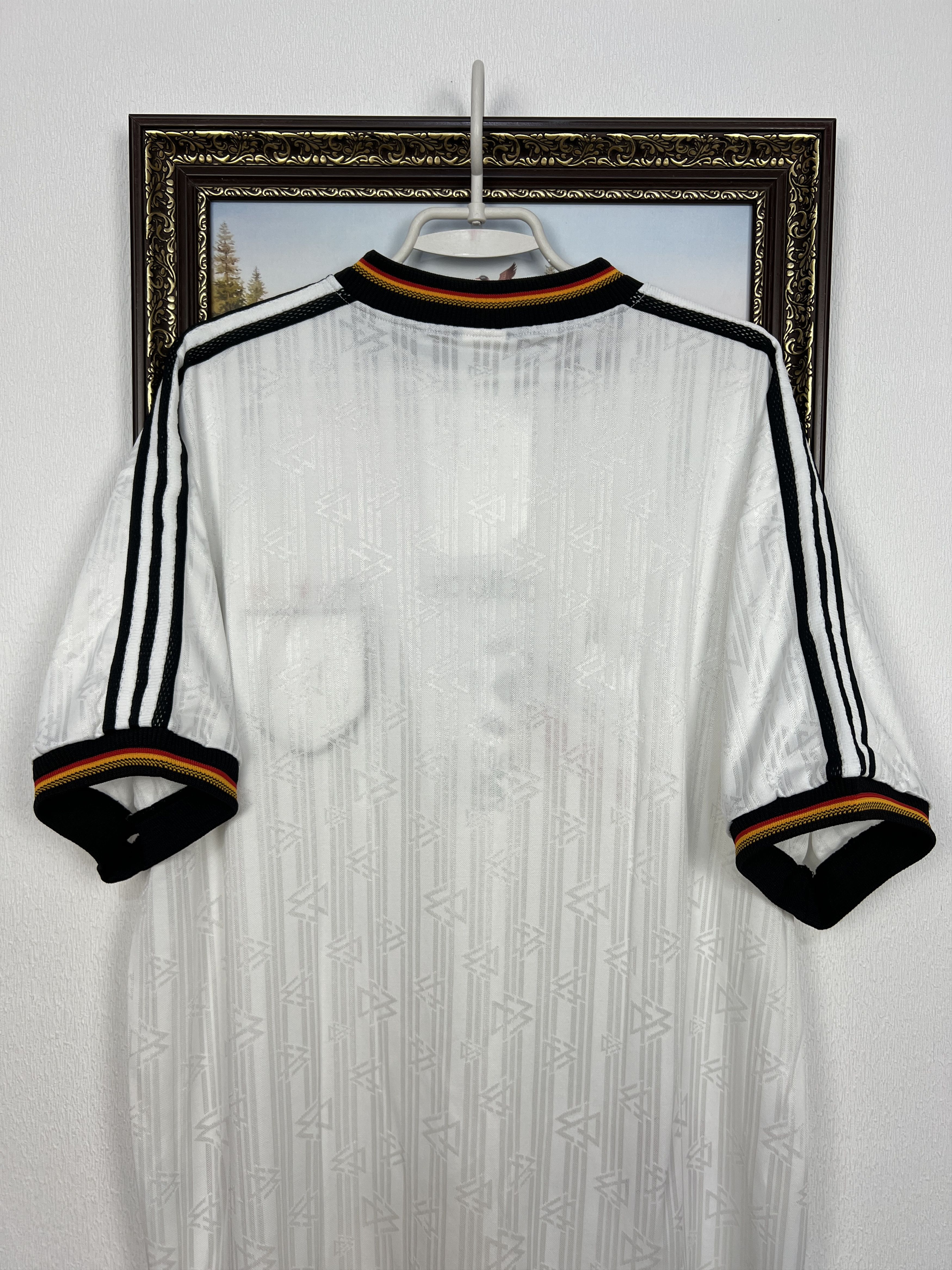 Adidas Germany Home football shirt 1996 Soccer Adidas Jersey Size US XXL / EU 58 / 5 - 11 Thumbnail