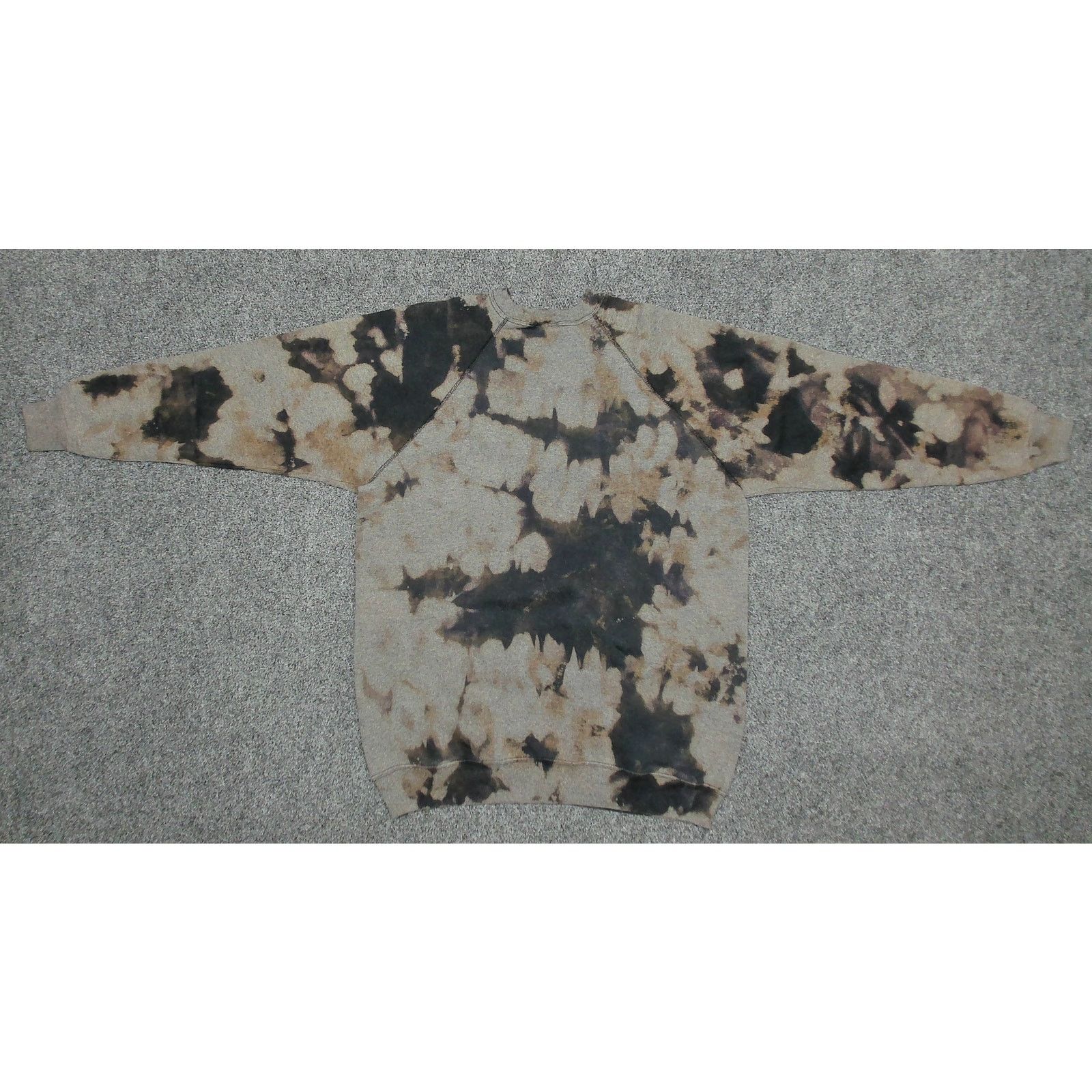 Tultex Vintage 90s Tultex Custom Reverse Bleach Sweatshirt Size XL / US 12-14 / IT 48-50 - 3 Thumbnail