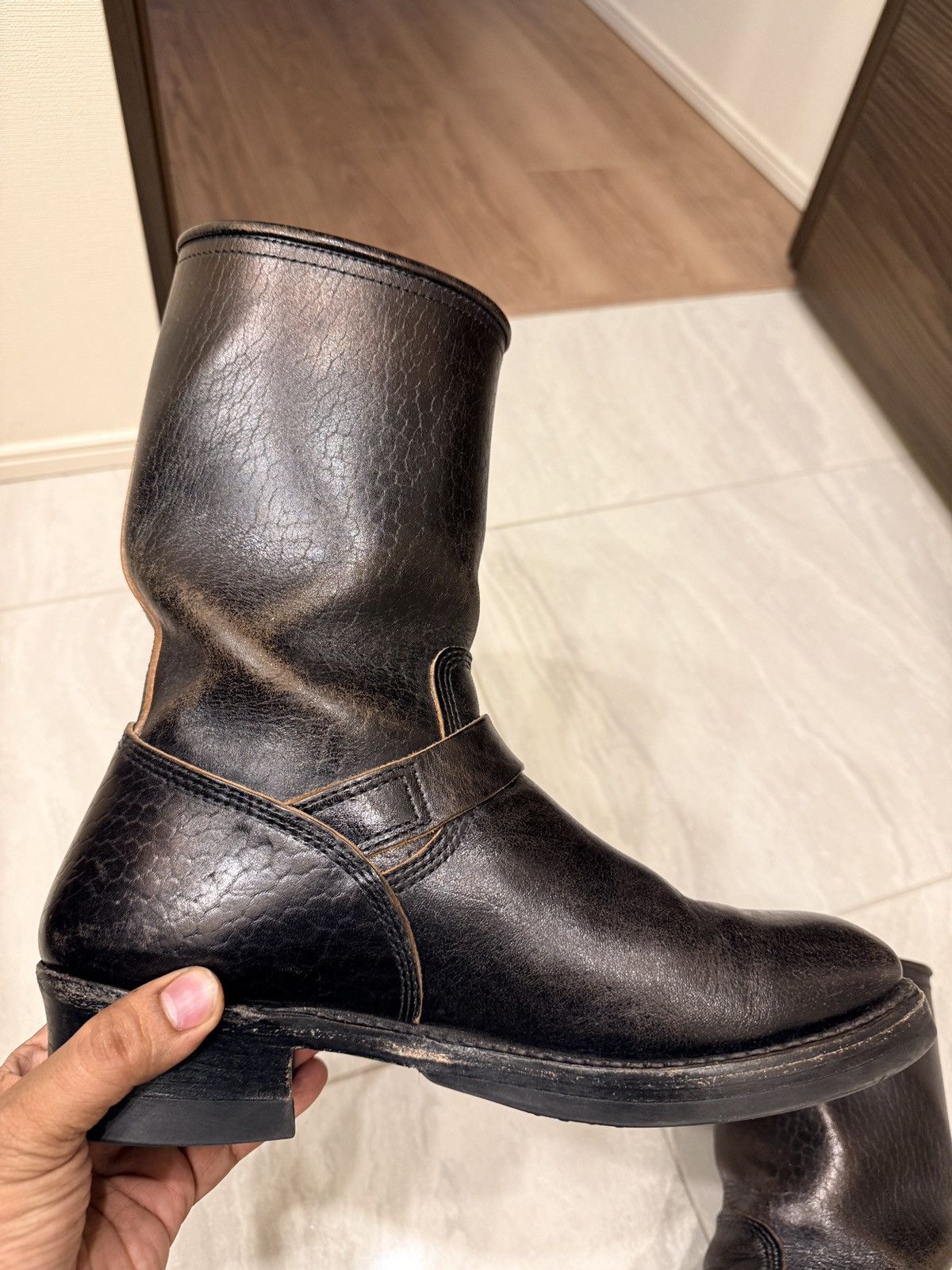 John Lofgren John Lofgren Wabash Engineer Boots – Shinki Hikaku Horsebutt Size US 8.5 / EU 41-42 - 6 Thumbnail
