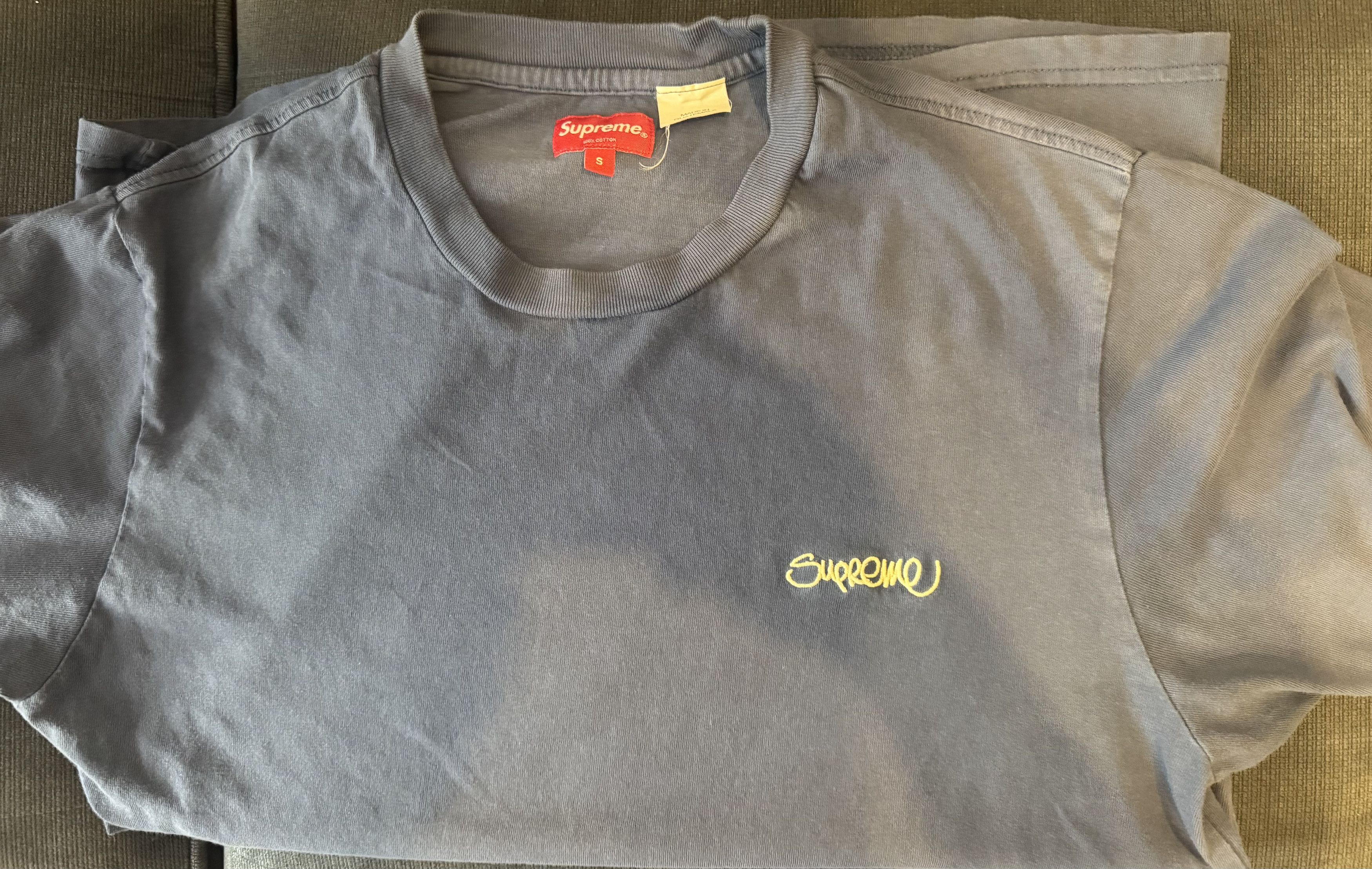 Supreme Washed Handstyle SS Top Size US M / EU 48-50 / 2 - 2 Thumbnail