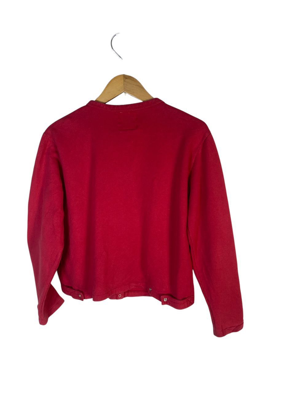 Designer × agnes b. Agnes B snap button croptop shirt Size M / US 6-8 / IT 42-44 - 2 Thumbnail