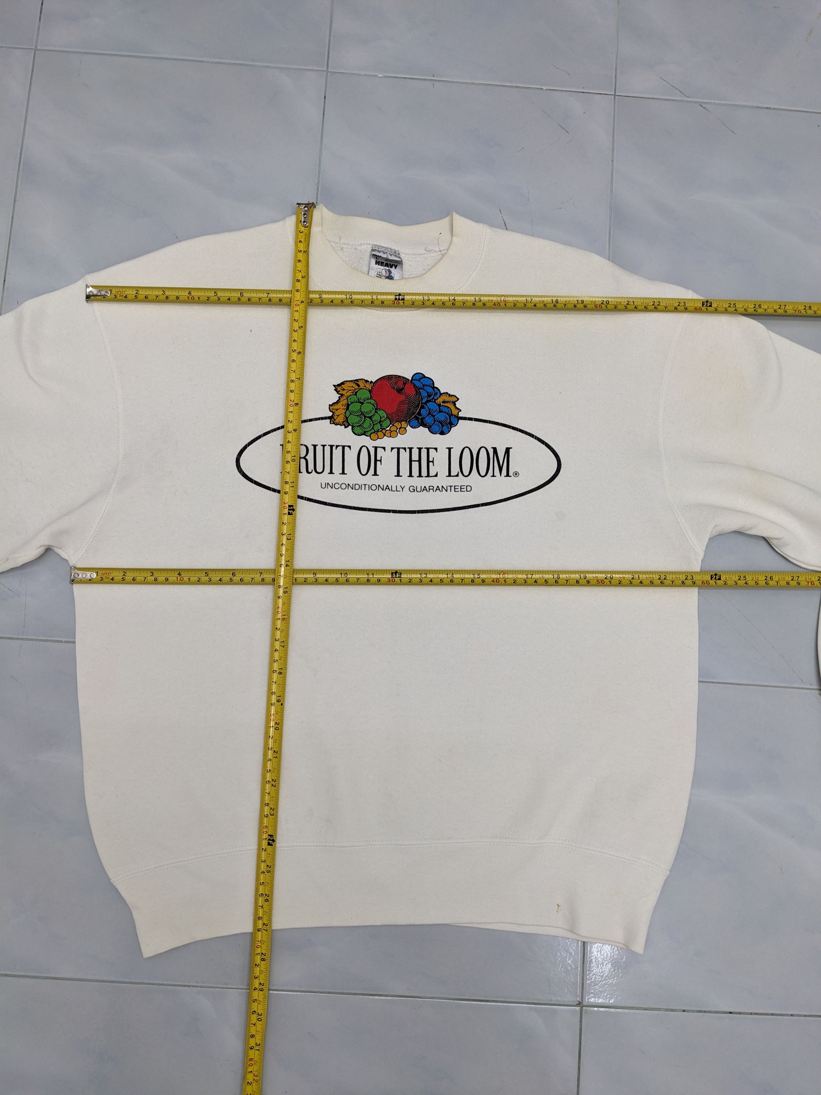 Fruit Of The Loom Vintage 90s Fruit of the Loom HEAVY Crewneck Sweatshirt Size US L / EU 52-54 / 3 - 7 Thumbnail