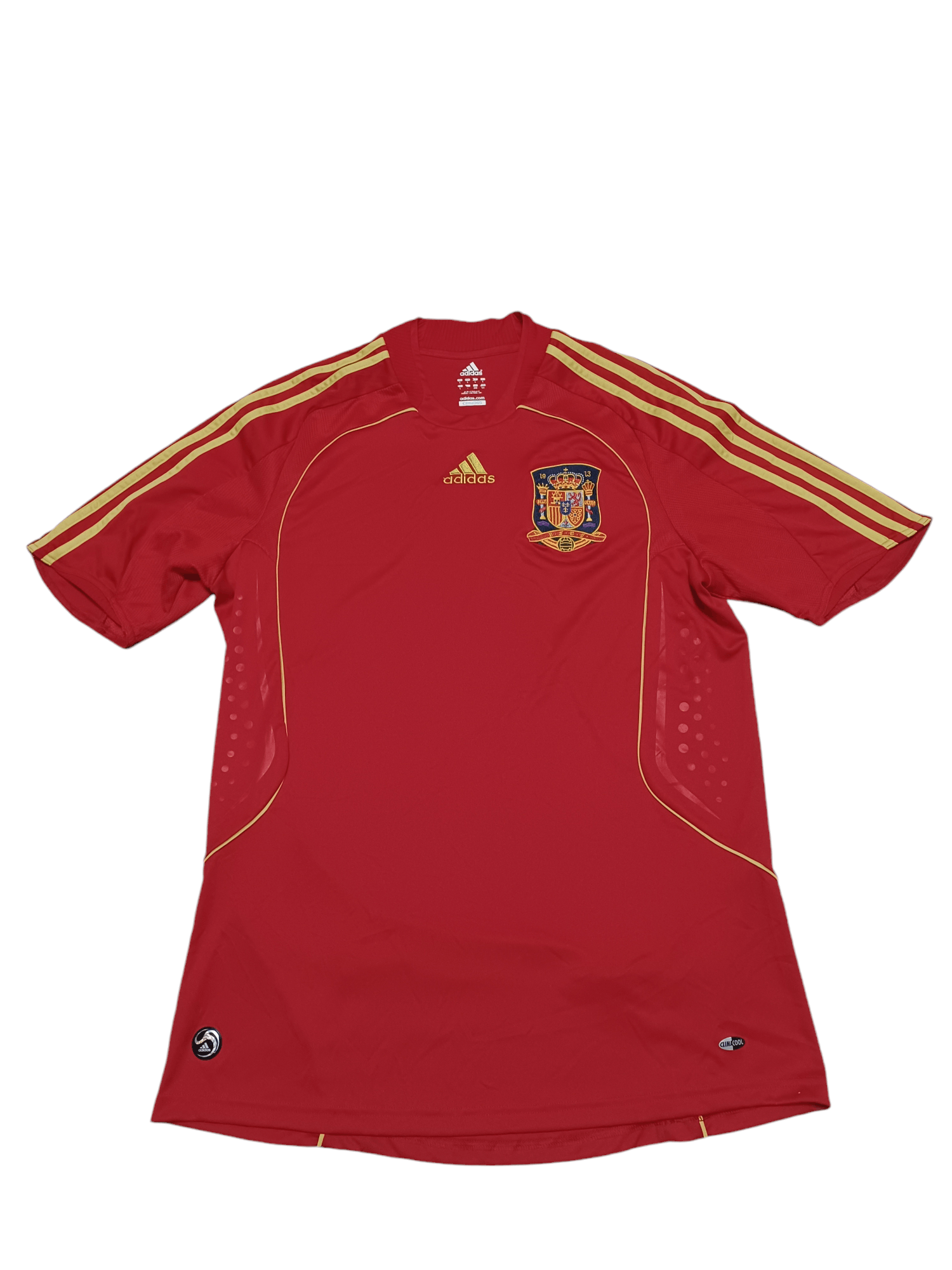 2007 SPAIN ADIDAS VINTAGE EURO 2008 SOCCER JERSEY