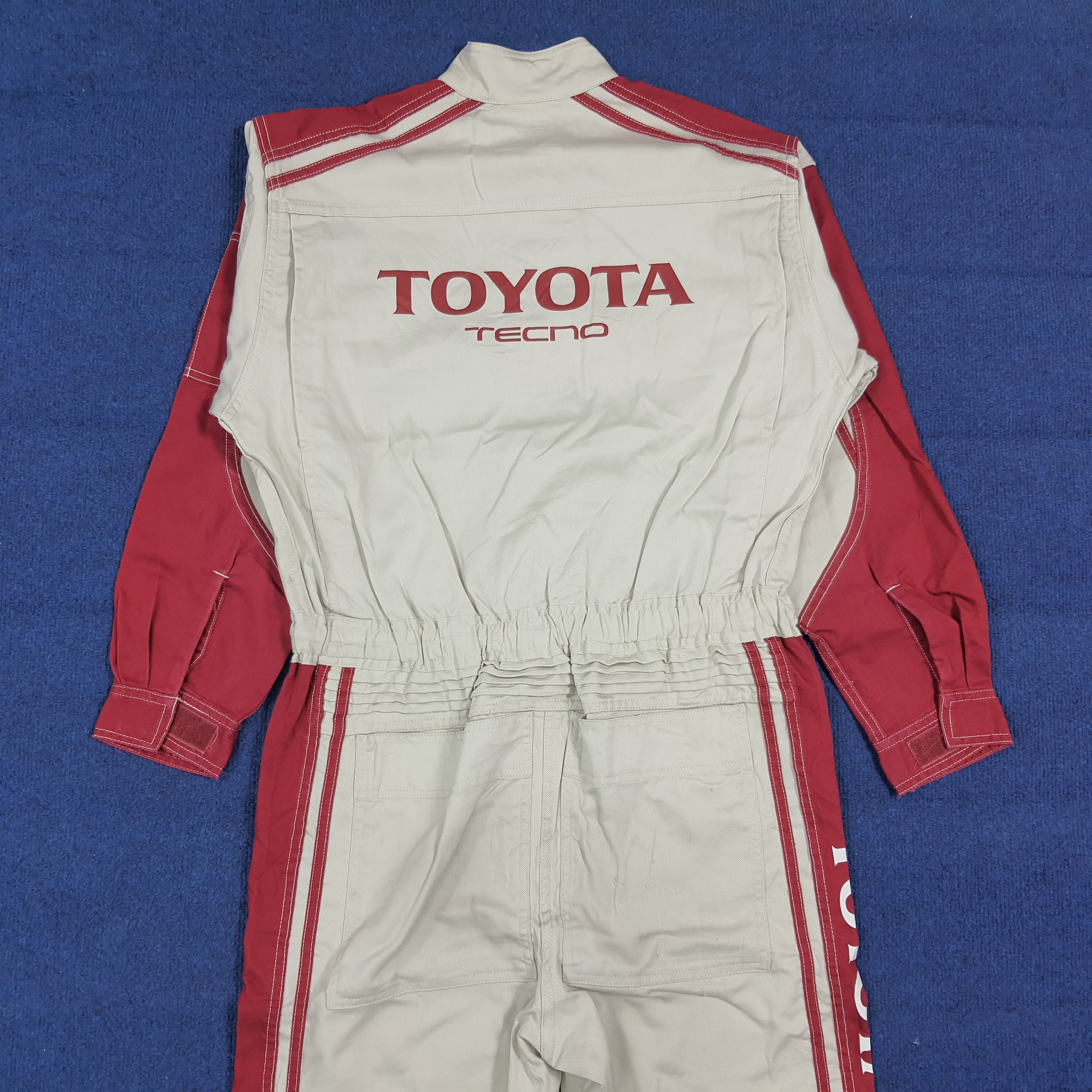 Japanese Brand Vintage Toyota Tecno Mechanic Overalls Jumpsuit Japan C279N8 Size US M / EU 48-50 / 2 - 1 Thumbnail