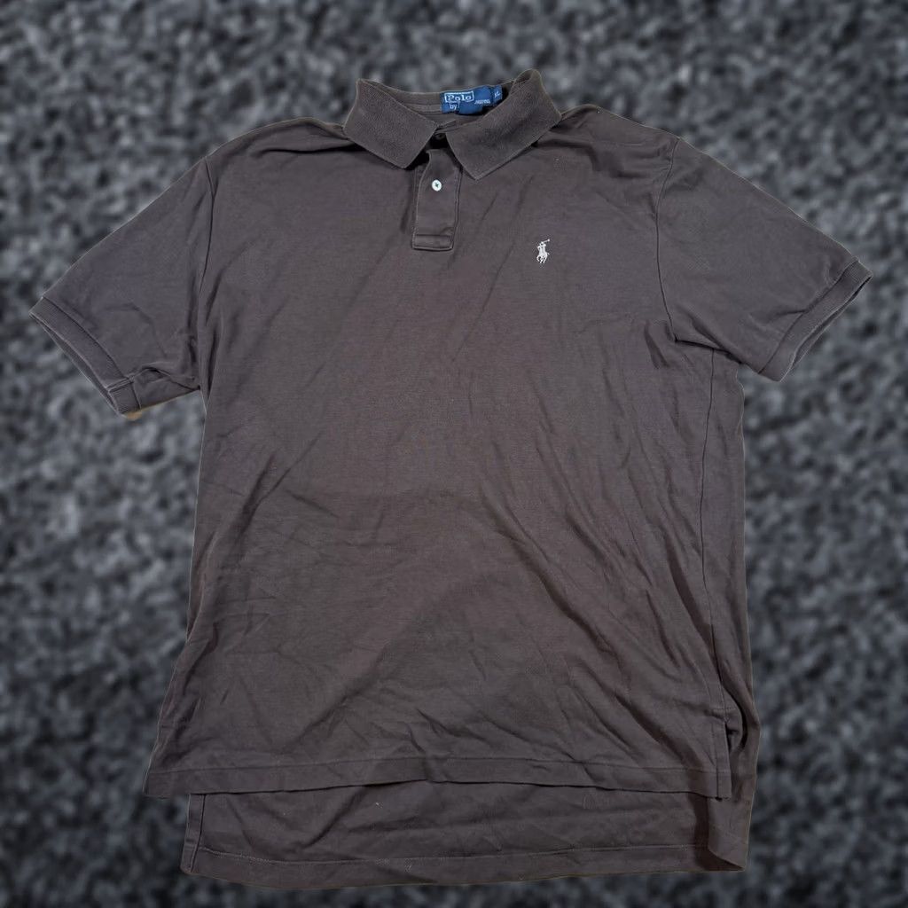 Polo Ralph Lauren VINTAGE Polo Ralph Lauren Shirt Mens XL Brown Soft 90’s Y2K Size US XL / EU 56 / 4 - 1 Thumbnail