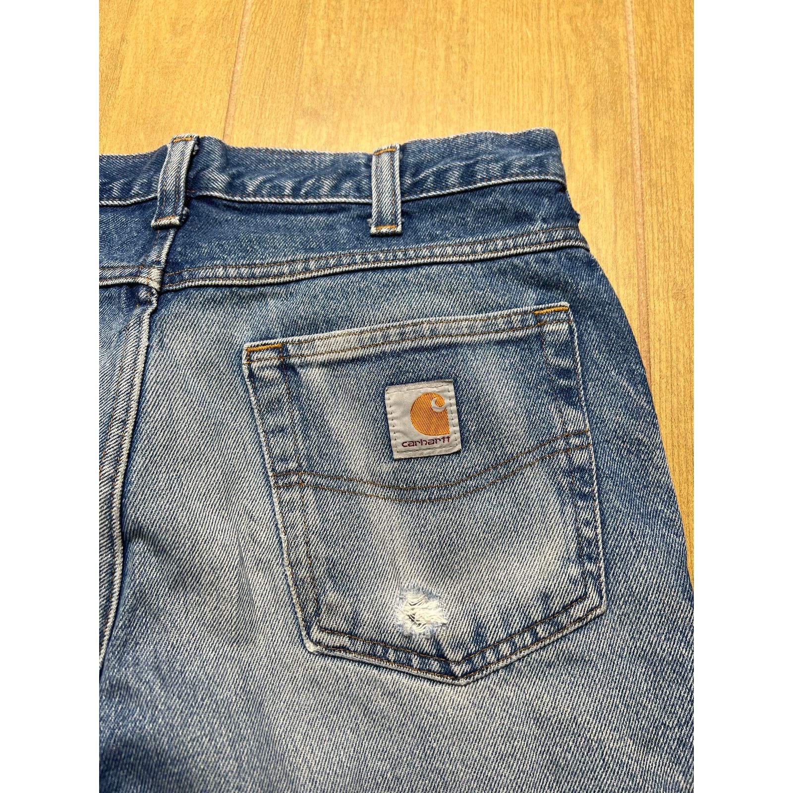 Carhartt Vintage Carhartt Sz 32x34 Men’s Blue Denim Jeans Y2K Distres Size US 32 / EU 48 - 11 Thumbnail