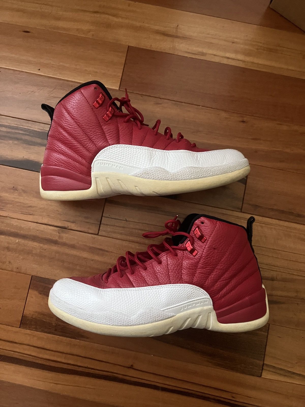 image of Jordan Brand Air 12 Retro 'gym Red' Shoes, Men's (Size 11)