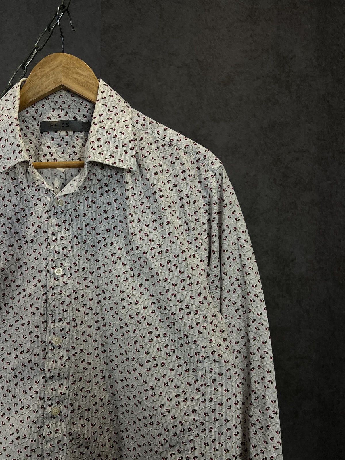 Reiss Reiss designer monogram crazy shirt Size US L / EU 52-54 / 3 - 2 Thumbnail