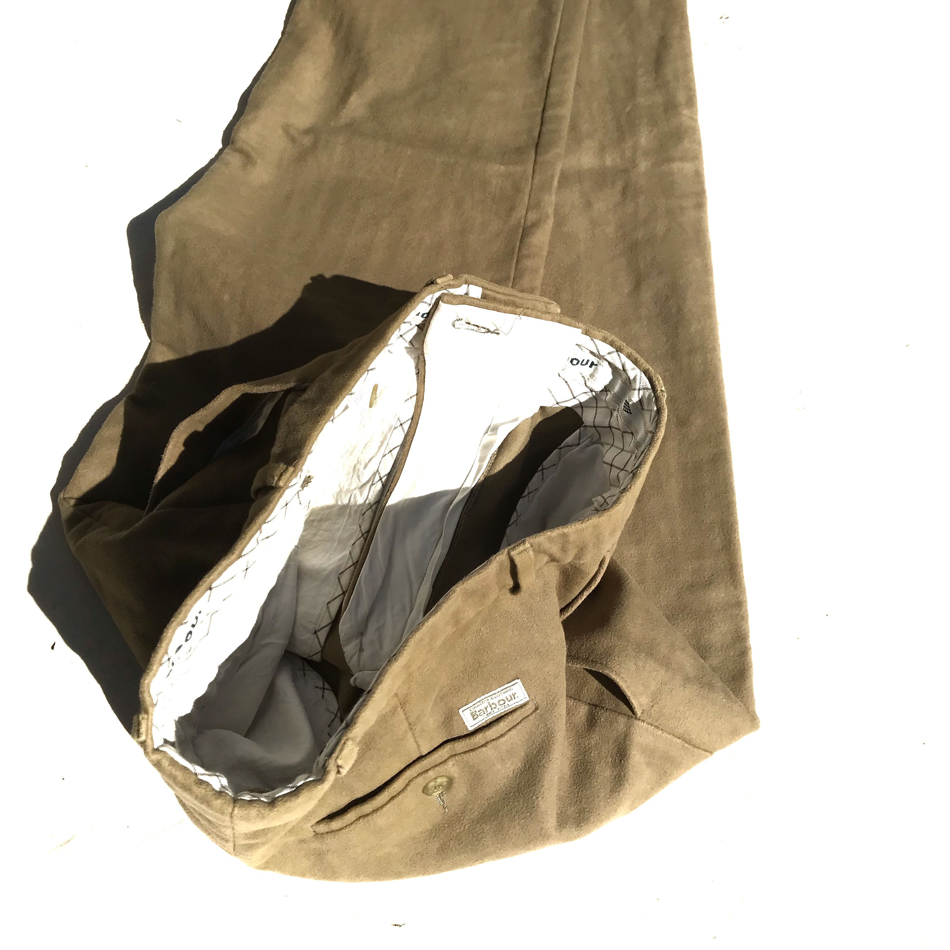 Barbour × Vintage Barbour 1987 A420 Vintage Moleskin Trouser Pants Made In Por Size US 32 / EU 48 - 8 Thumbnail