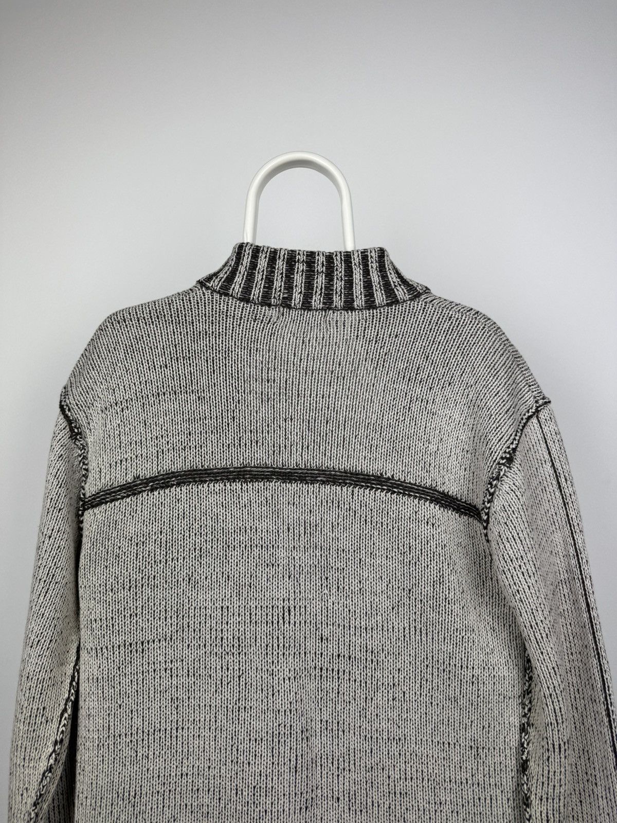 Japanese Brand Avant Garde Japan knit zip sweater Size US L / EU 52-54 / 3 - 11 Thumbnail