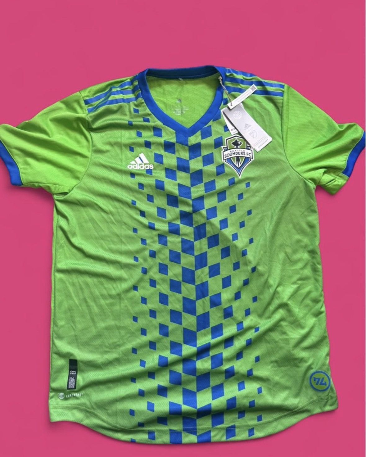 Adidas Adidas Seattle Sounders Jersey Size US L / EU 52-54 / 3 - 1 Thumbnail