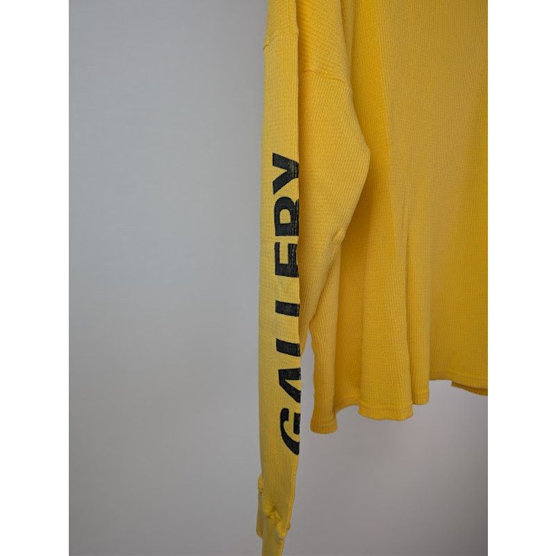 Gallery Dept. o1rshd1 Long Sleeved Waffle Knit T-Shirt in Yellow Size US XL / EU 56 / 4 - 7 Thumbnail