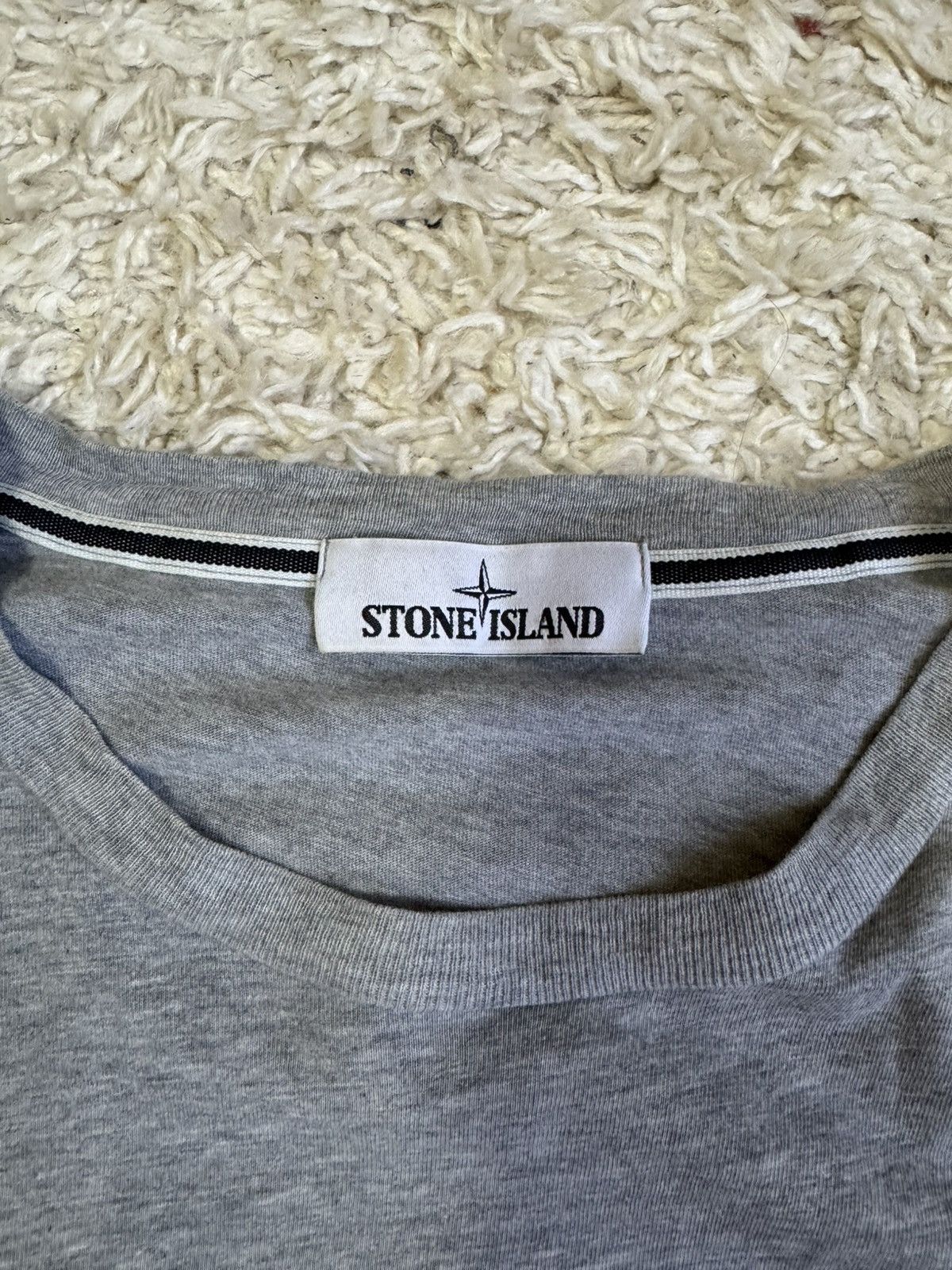 Stone Island Stone Island Grey T-Shirt Big Logo Size US L / EU 52-54 / 3 - 4 Thumbnail