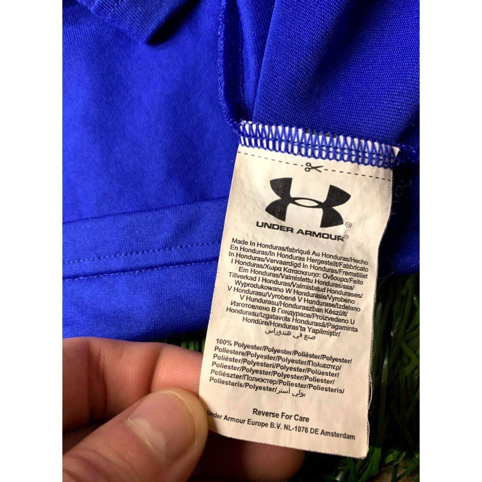 Under Armour Under Armour HeatGear Mens Training Compression Shirt Jersey XL Blue Jersey Short Sleeve T-Shirt CrossFit Activewear 2014 Size US XL / EU 56 / 4 - 6 Thumbnail