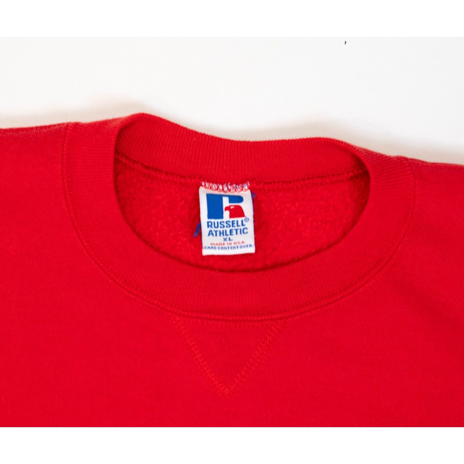Russell Athletic VINTAGE Russell Athletic Sweatshirt Basketball Men XL Red Warriors Made USA Size US XL / EU 56 / 4 - 7 Thumbnail