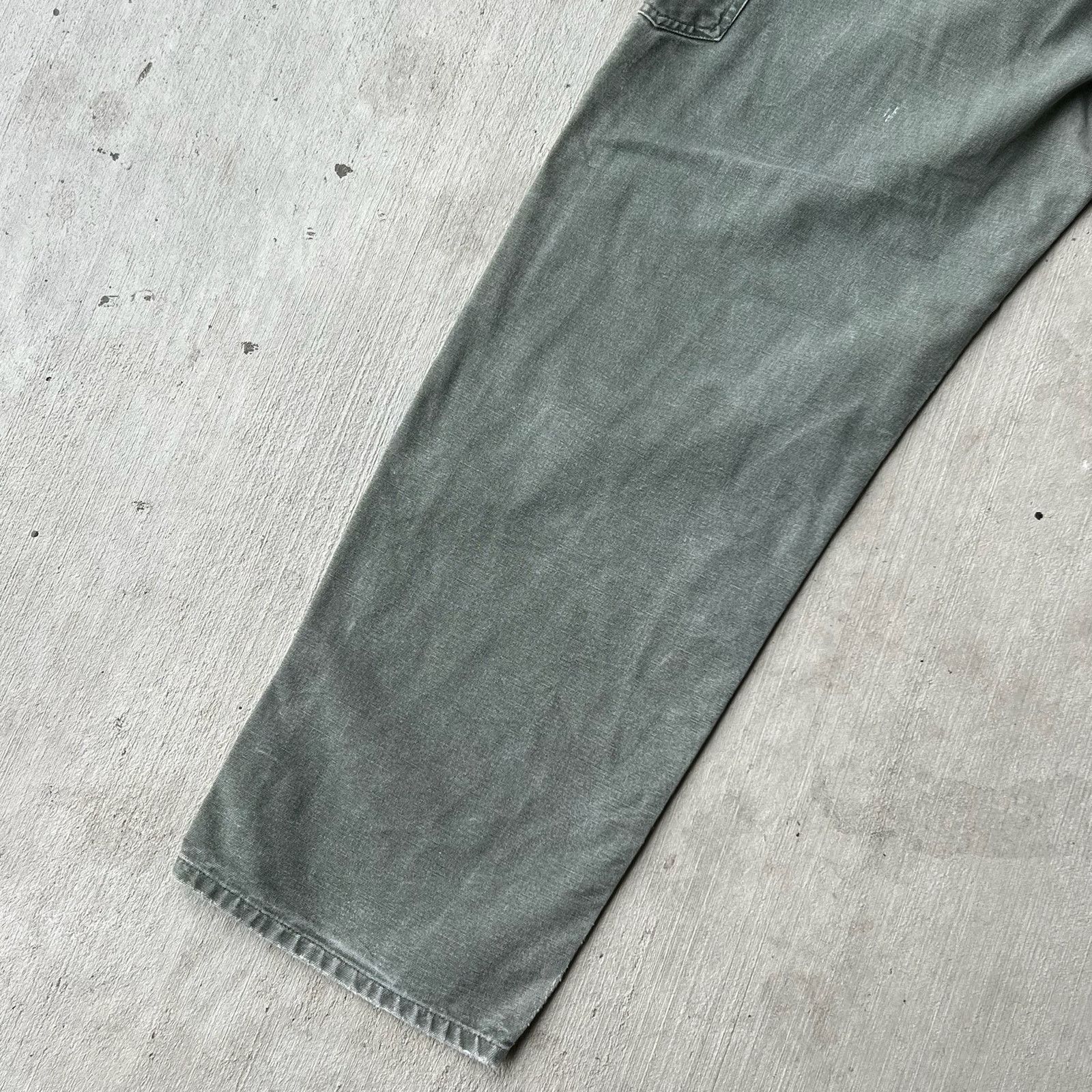 Carhartt × Vintage Carhartt MOS green double knee work wear carpenter pants Size US 36 / EU 52 - 8 Thumbnail