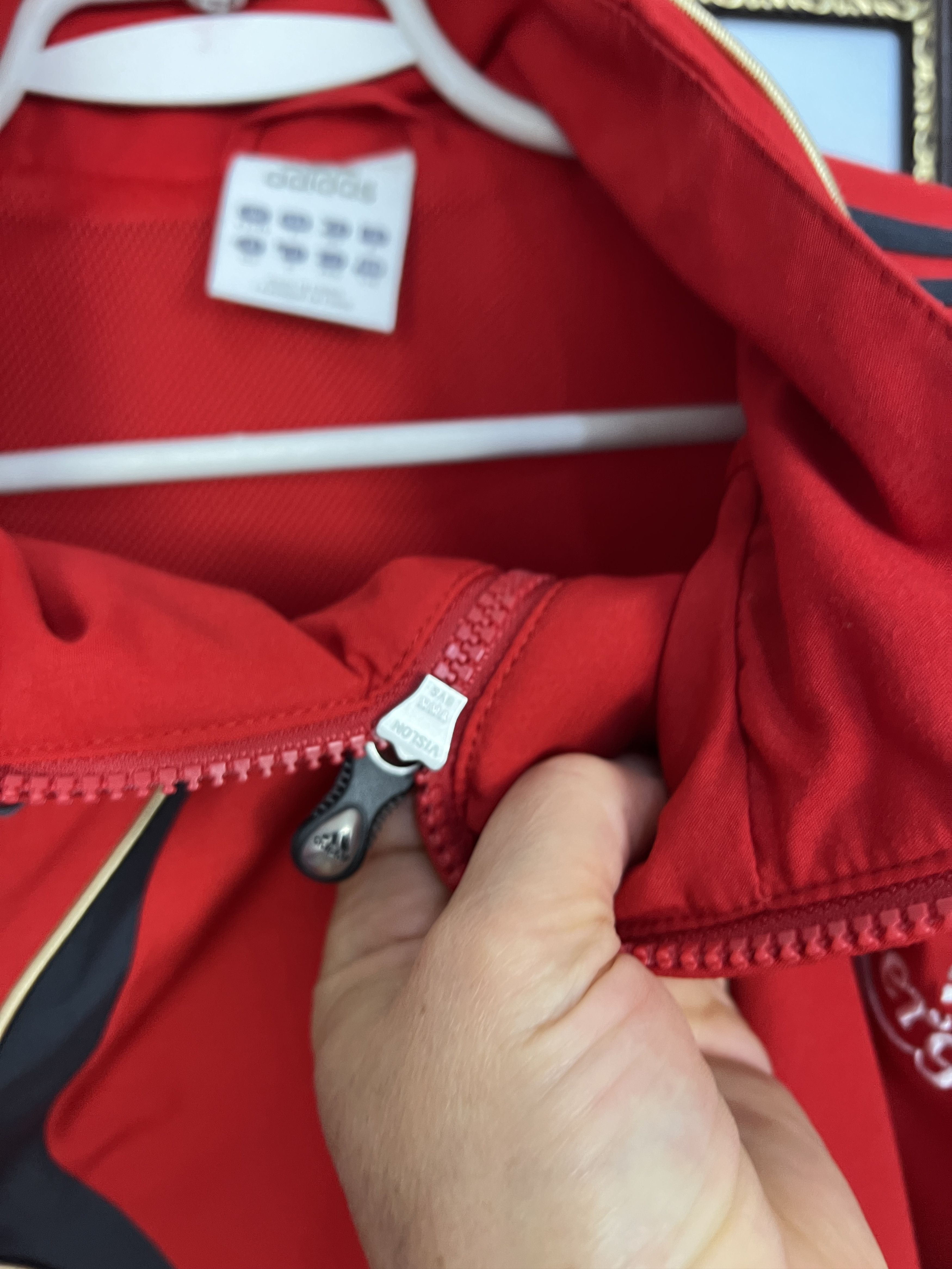 Adidas Vintage Liverpool Football Jacket Soccer Track Top Zip Size US L / EU 52-54 / 3 - 5 Thumbnail