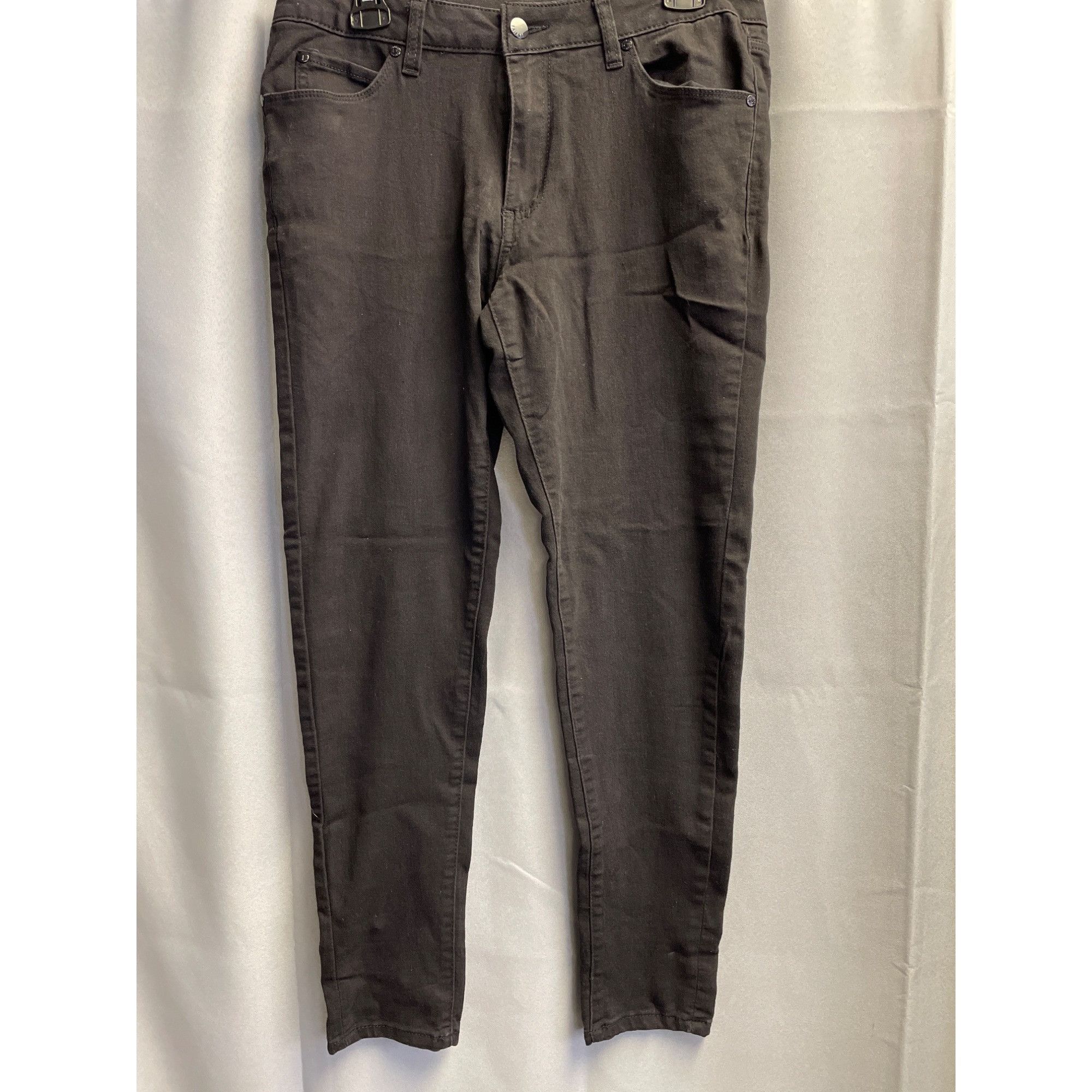 Other Tahari Women's Black Jeans Straight Leg Stretch Size 10/30 2 Size 32" / US 10 / IT 46 - 1 Thumbnail