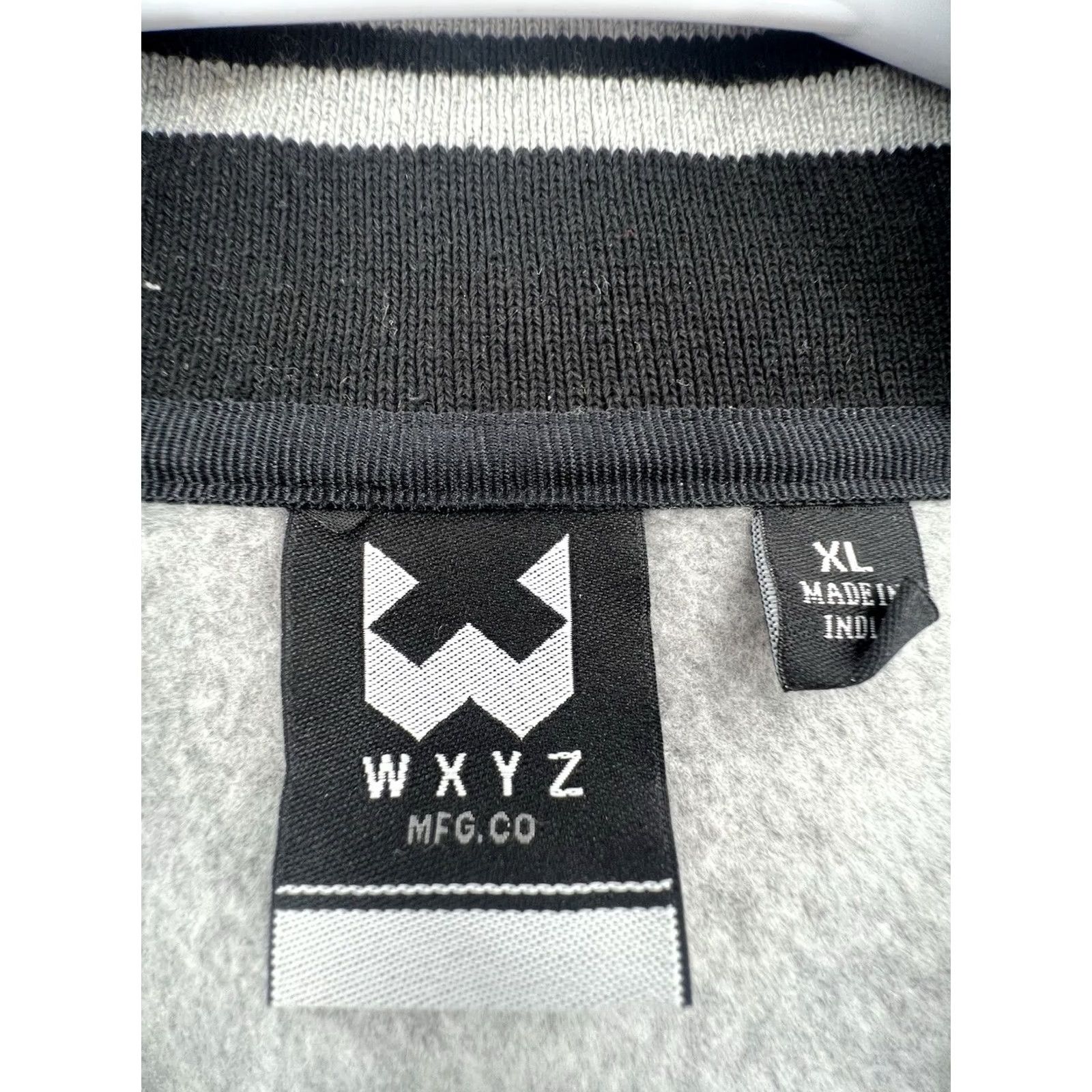 Vintage VINTAGE WXYZ Men's Varsity Jacket Skull Black Gray Button Up Y2K XL Vinyl? Size US XL / EU 56 / 4 - 5 Thumbnail
