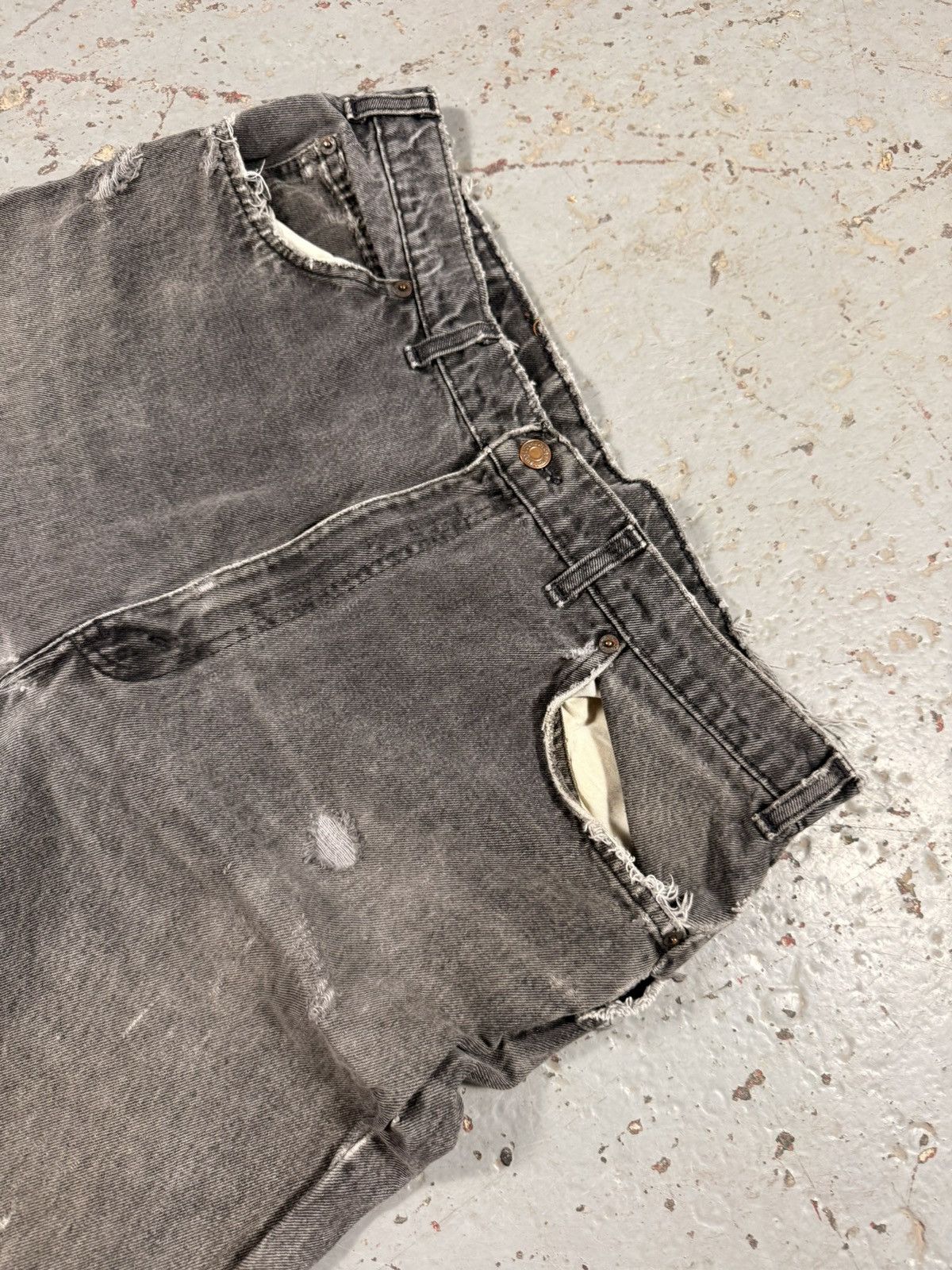 Levi's Vintage Ash Grey Faded Orange Tag Levi Jeans Size US 36 / EU 52 - 5 Thumbnail