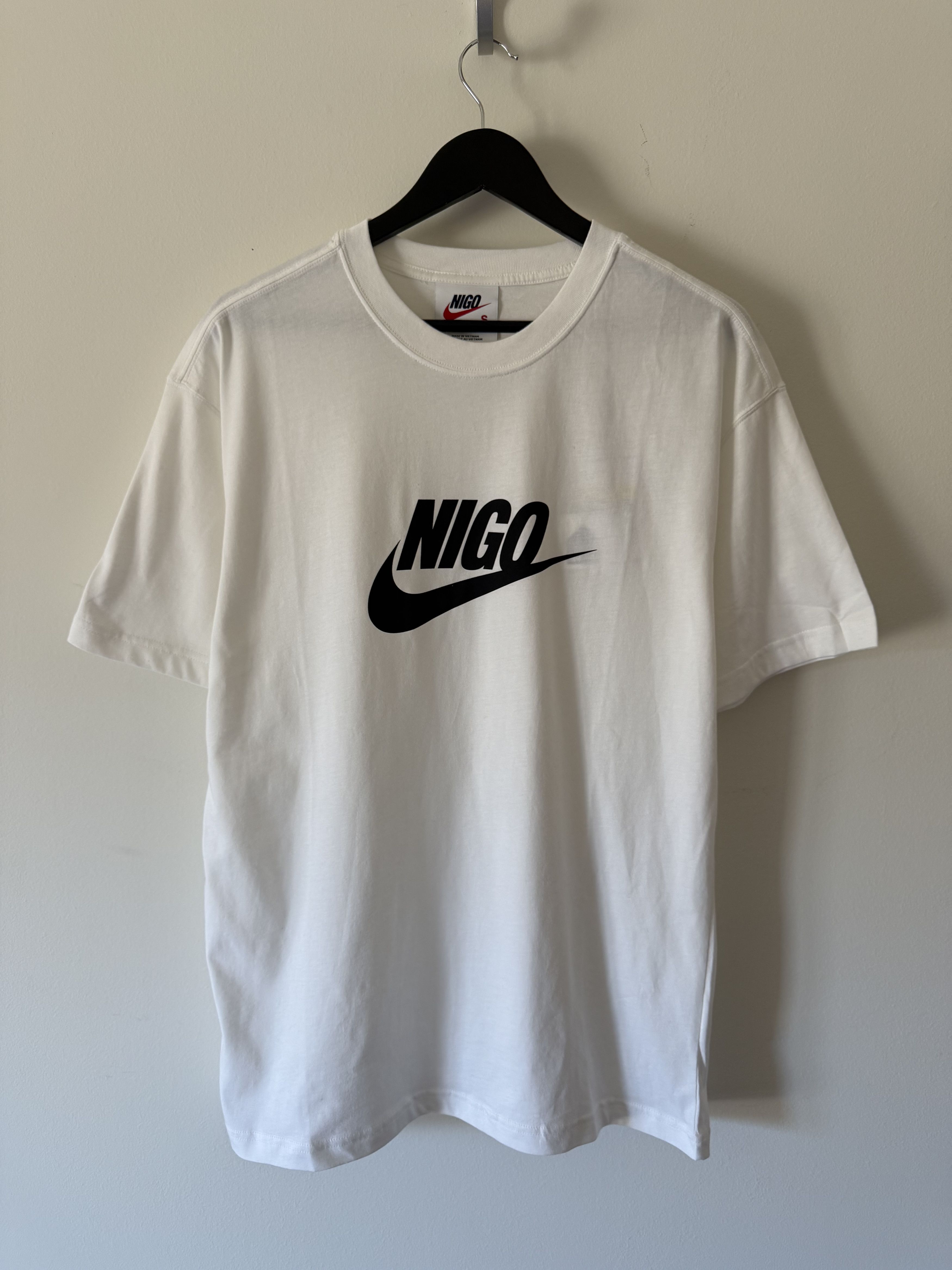Nigo × Nike Nike Nigo Logo Tee in White Size US S / EU 44-46 / 1 - 1 Thumbnail