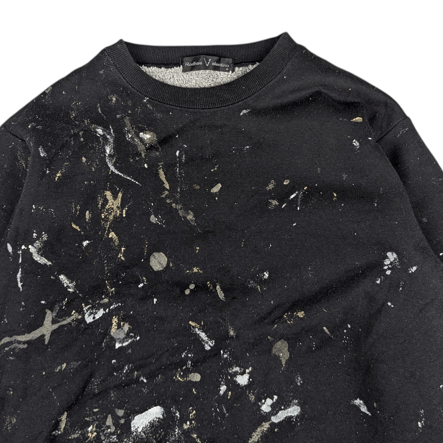 Valentino RODHOS VALENTINO Paint Abstract Nice Design Sweatshirts Size M / US 6-8 / IT 42-44 - 5 Thumbnail