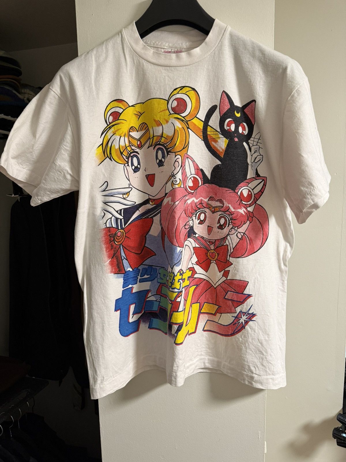 Vintage Rare Sailor Moon T Shirt Size US L / EU 52-54 / 3 - 1 Thumbnail