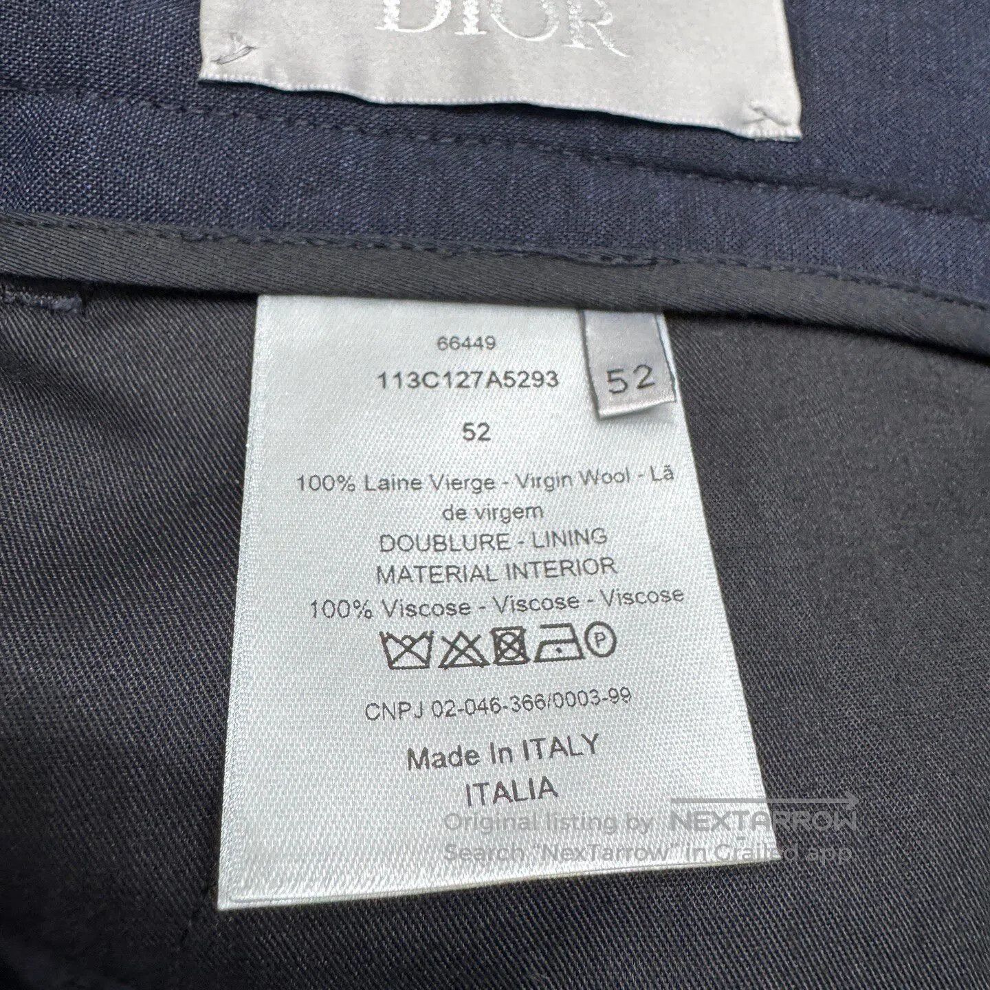 Dior Dior Wool casual pants| Size US 36 / EU 52 - 5 Thumbnail
