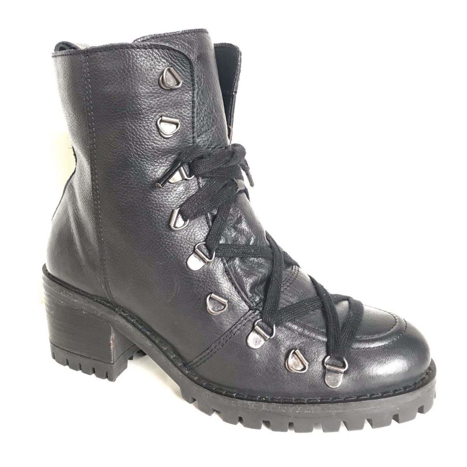 Matisse Matisse Boulder Hiker Biker Boot NEW Black Leather US 9 Size US 9 / IT 39 - 7 Thumbnail