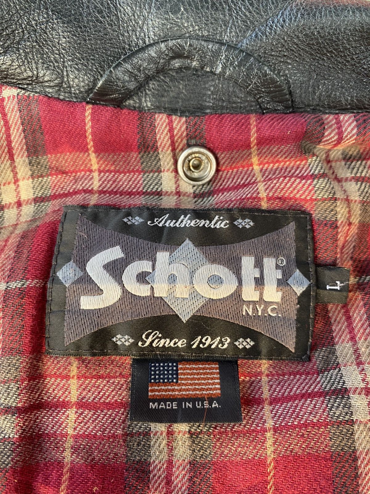 Schott Schott 626 One Star Leather Jacket Size US L / EU 52-54 / 3 - 13 Thumbnail