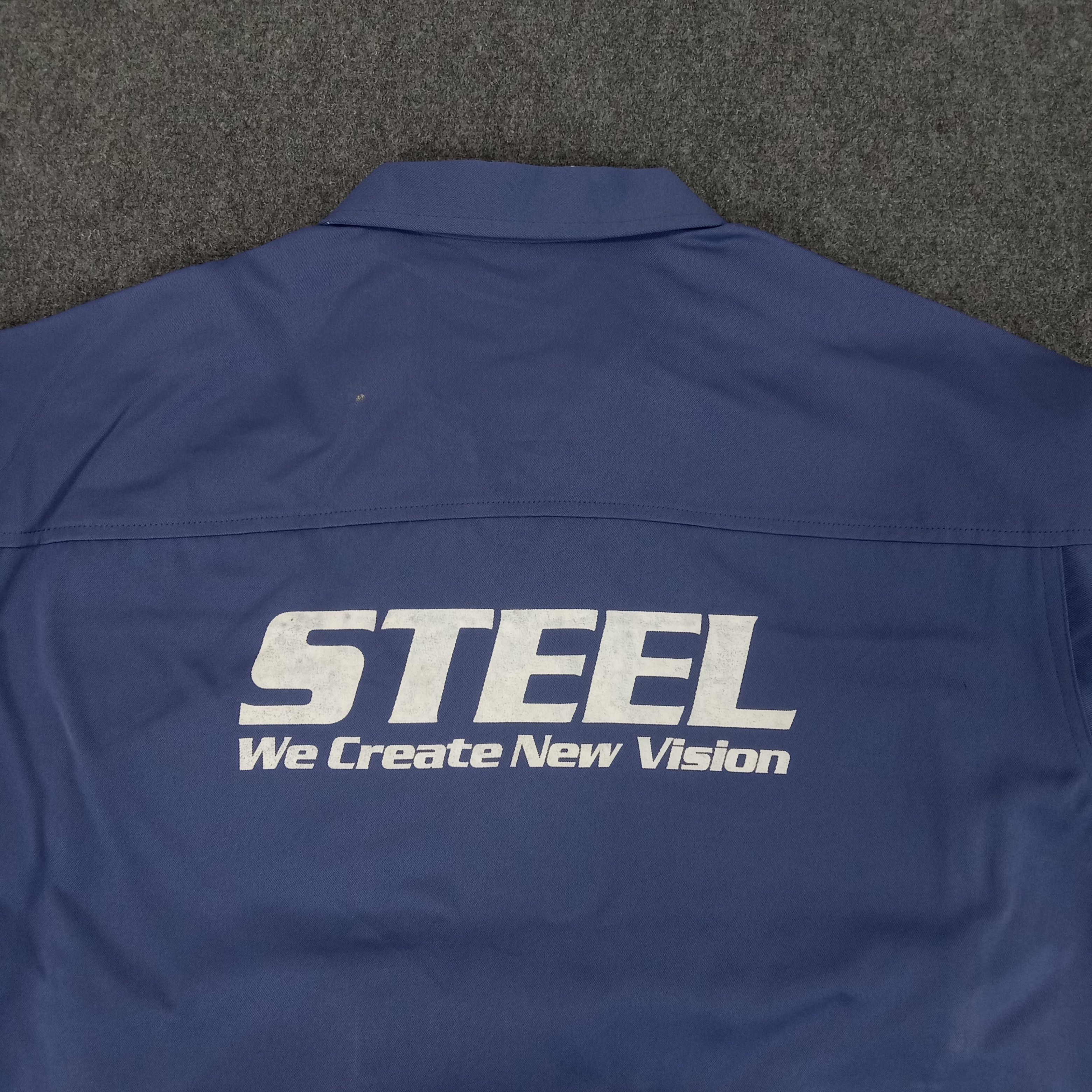 Japanese Brand × Vintage STEEL New Vision Japanese Uniform Jacket Size US L / EU 52-54 / 3 - 2 Thumbnail