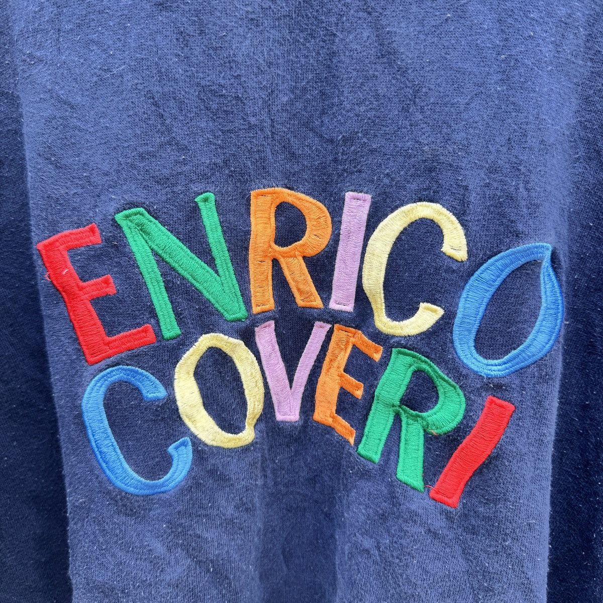 Enrico Coveri Vintage 90s Enrico Coveri Italy Sweatshirt Size US L / EU 52-54 / 3 - 3 Thumbnail
