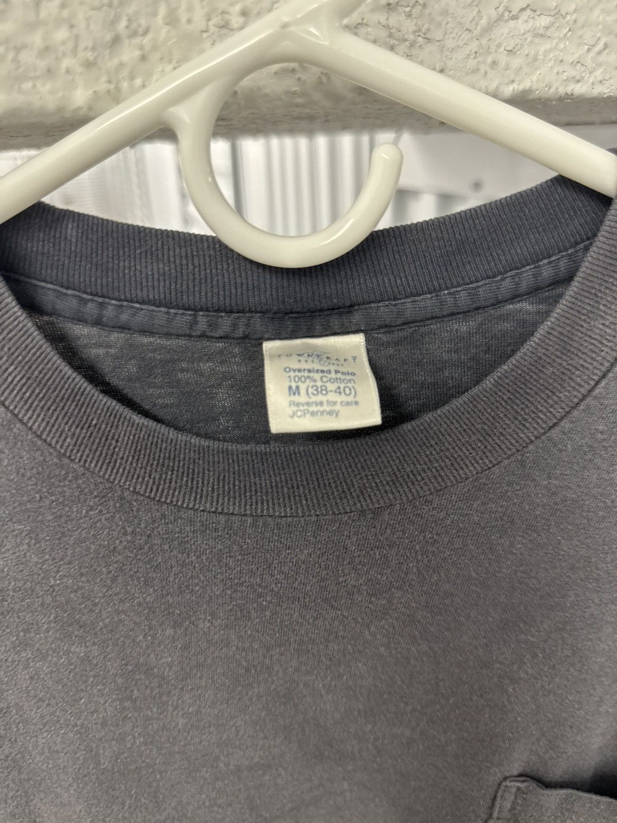 Towncraft Vintage 90s Black Faded Pocket Tee Size US M / EU 48-50 / 2 - 4 Thumbnail