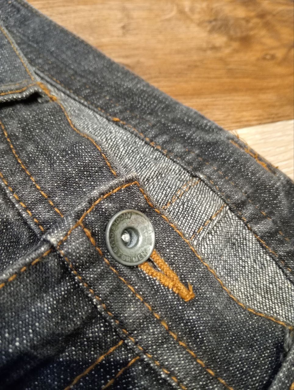 Nicole Club NICOLE CLUB FOR MEN JAPAN LEATHER LINING DENIM FLARED PANTS Size US 34 / EU 50 - 7 Thumbnail