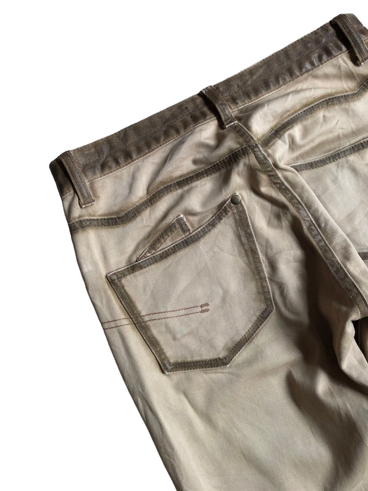 JACKROSE Luv Maison Jack Rose waxed design dirty look pants Size US 30 / EU 46 - 20 Thumbnail