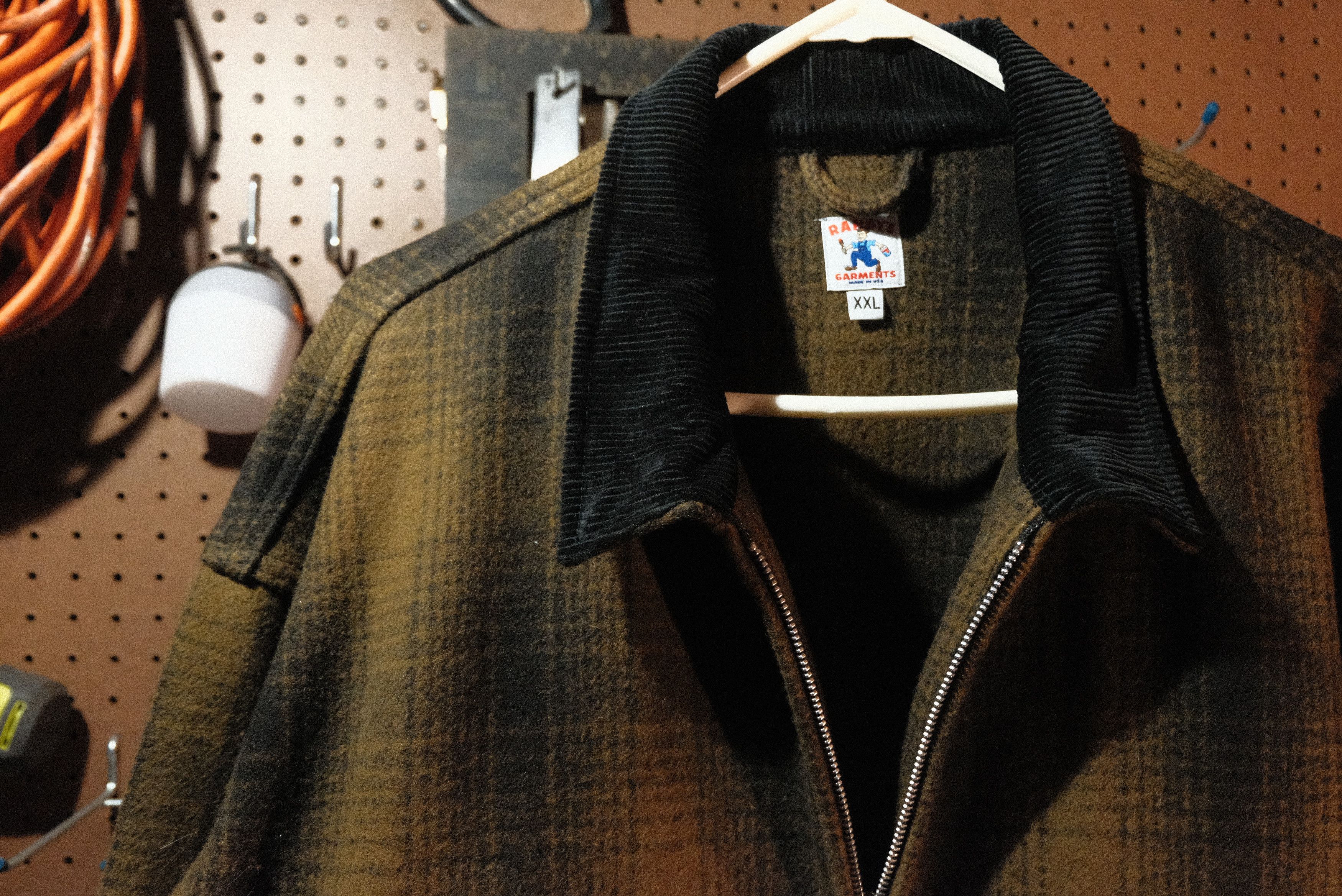 Randy's Garments Plaid Melton Wool Station Jacket Size US XXL / EU 58 / 5 - 3 Thumbnail
