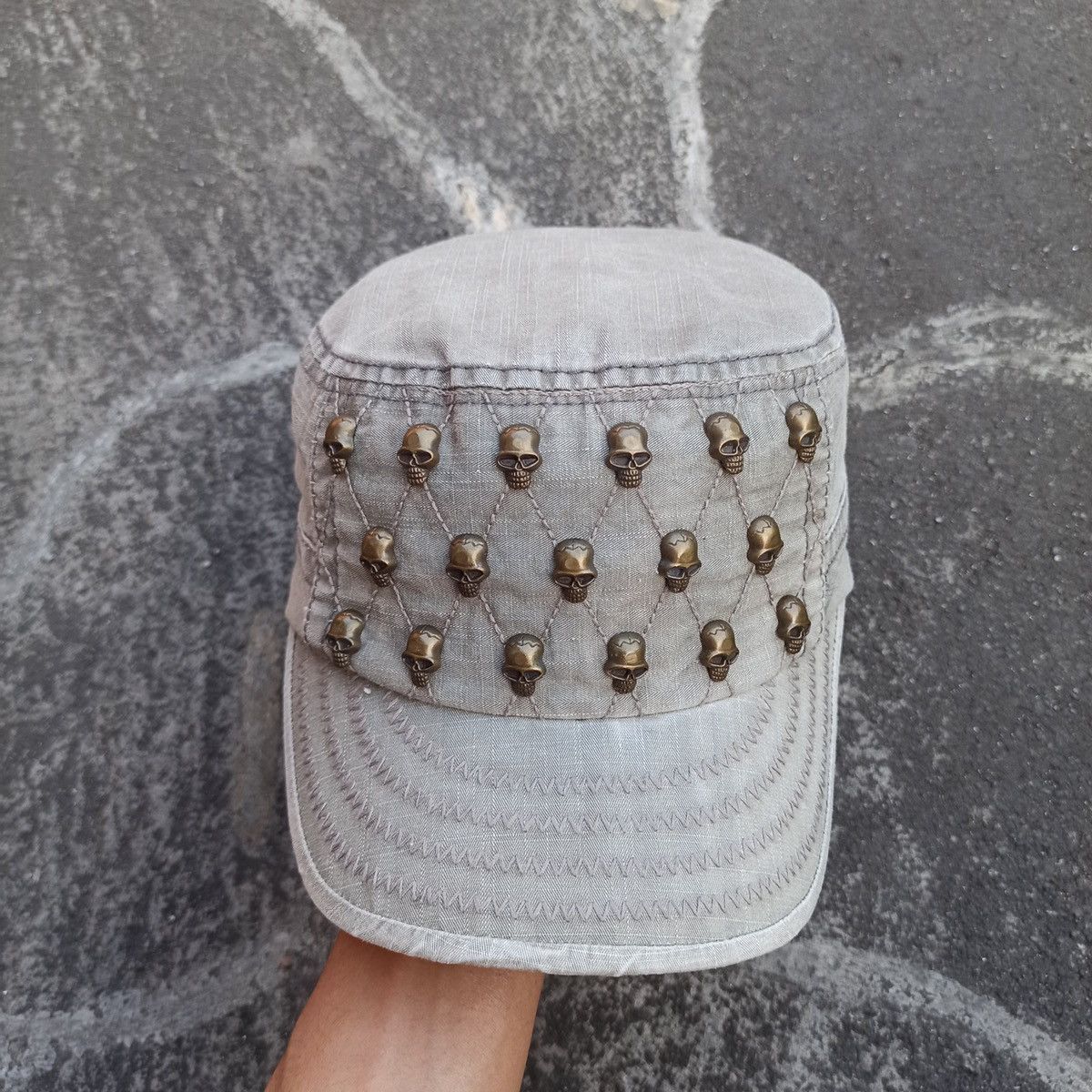 Unsound Rags SICK.. skull iron cadet hat Size ONE SIZE - 2 Thumbnail