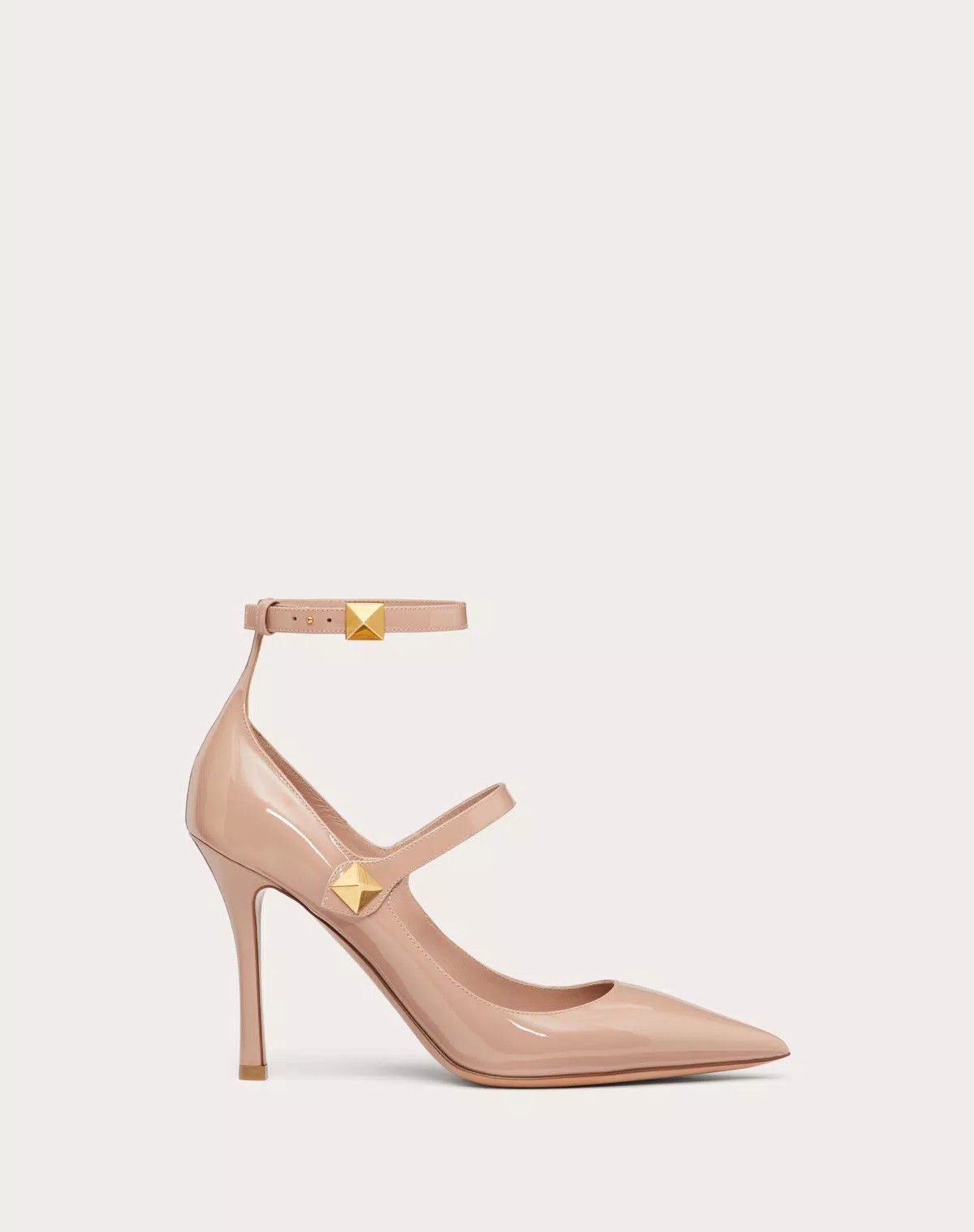 Valentino o1s1wg111125 Tiptoe Patent Leather Pumps in Beige Size US 10.5 / IT 40.5 - 1 Thumbnail