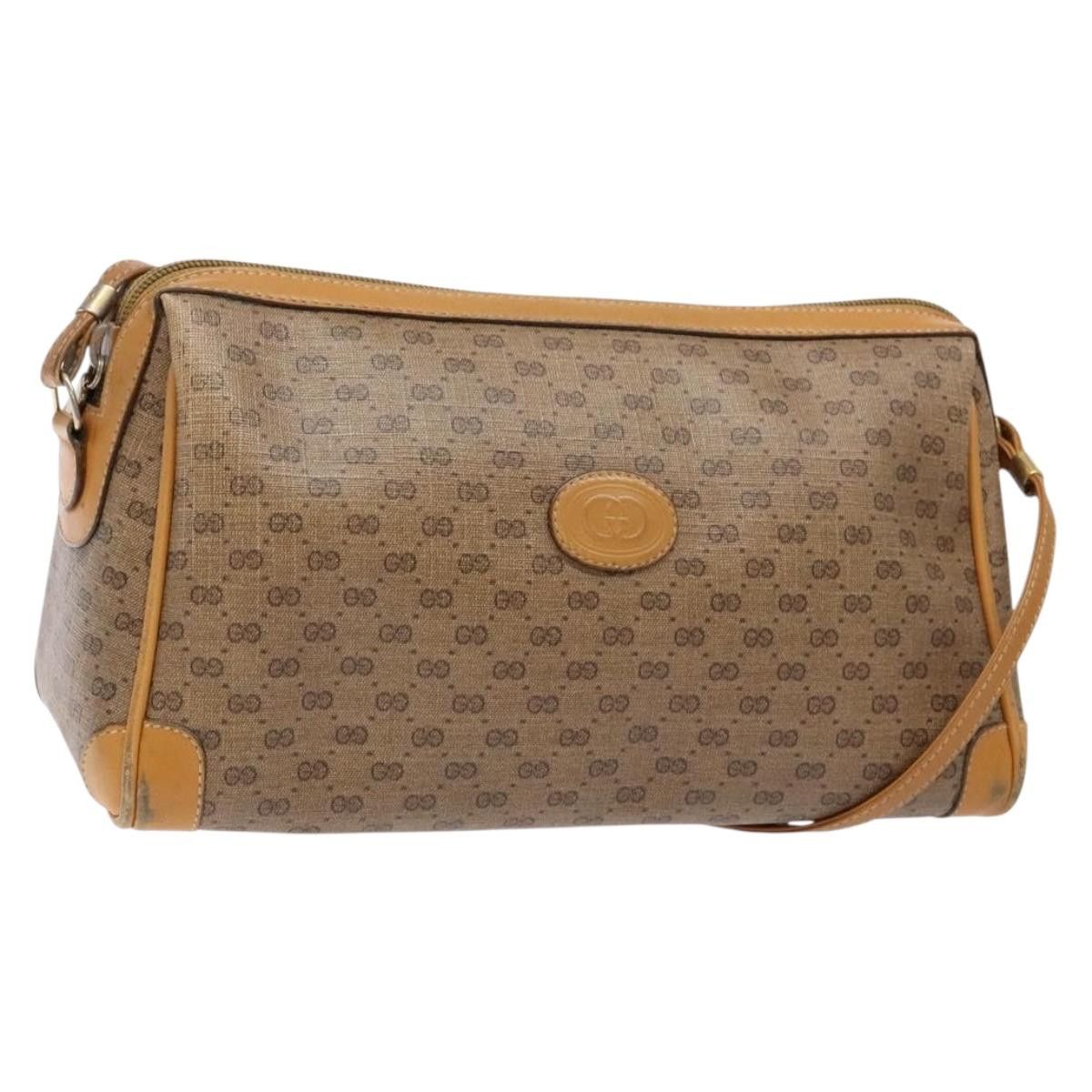 Gucci GUCCI Micro GG Supreme Shoulder Bag Pvc Beige Gold Size ONE SIZE - 1 Thumbnail