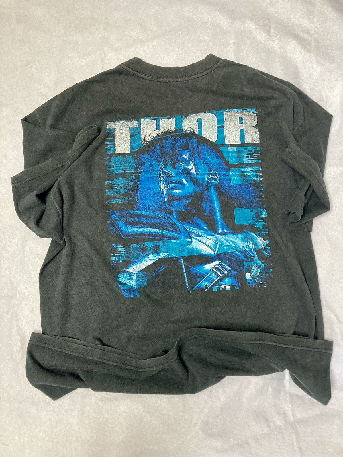 Marvel Comics × Vintage Vintage bootleg Thor T shirt Size US XL / EU 56 / 4 - 3 Thumbnail