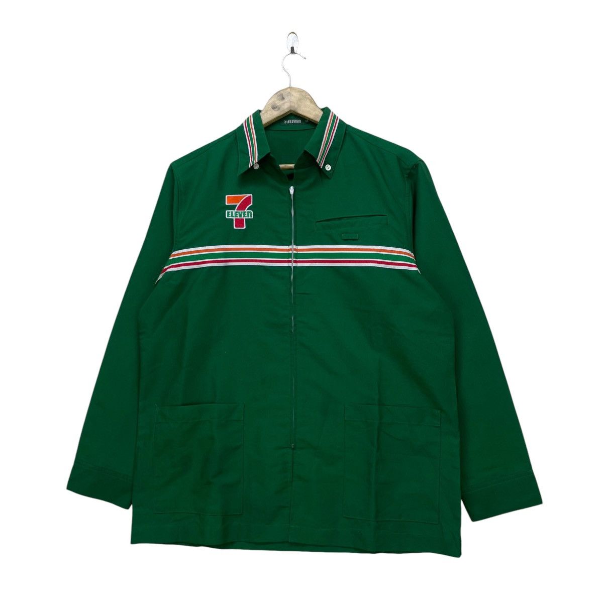 Japanese Brand × Vintage 💥Vintage Workwear Shirt 7 Eleven Jackey Size US M / EU 48-50 / 2 - 3 Thumbnail