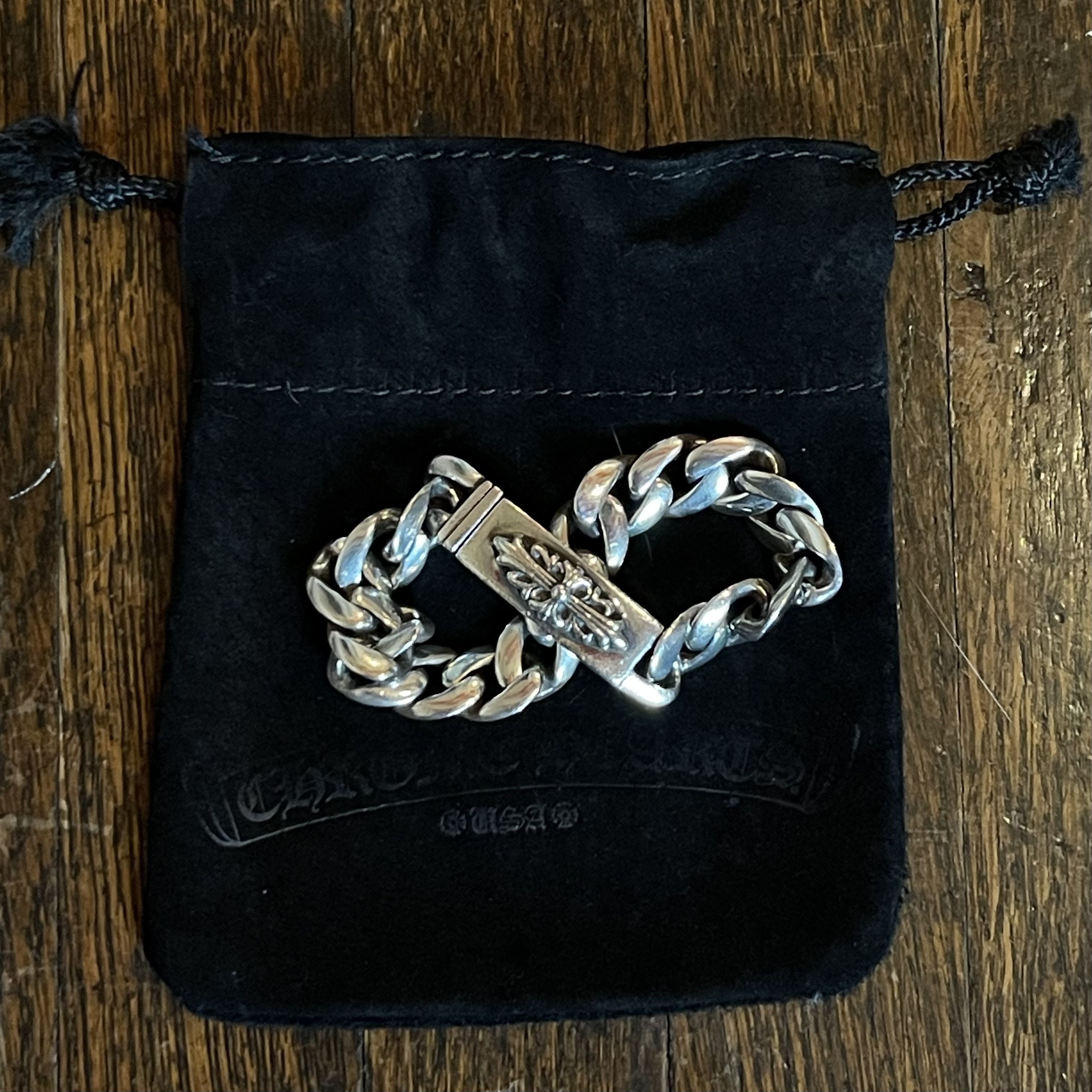 Chrome Hearts Floral Cross Bracelet | Grailed