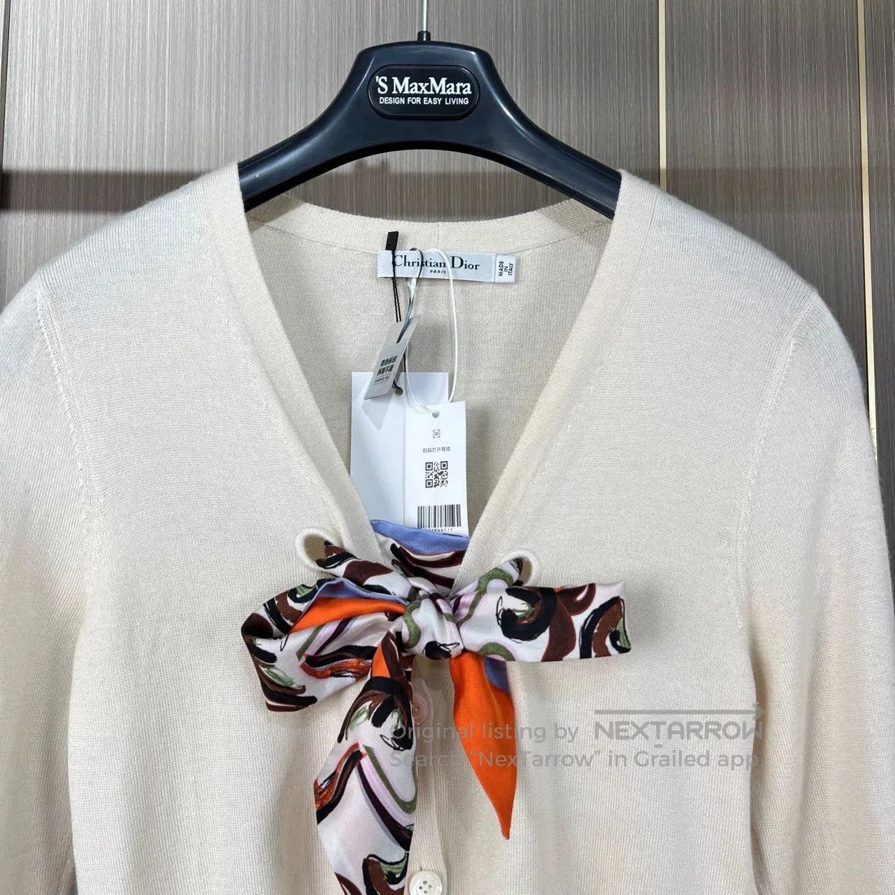 Dior dior wool knit cardigan with ribbon detail. Size M / US 6-8 / IT 42-44 - 3 Thumbnail